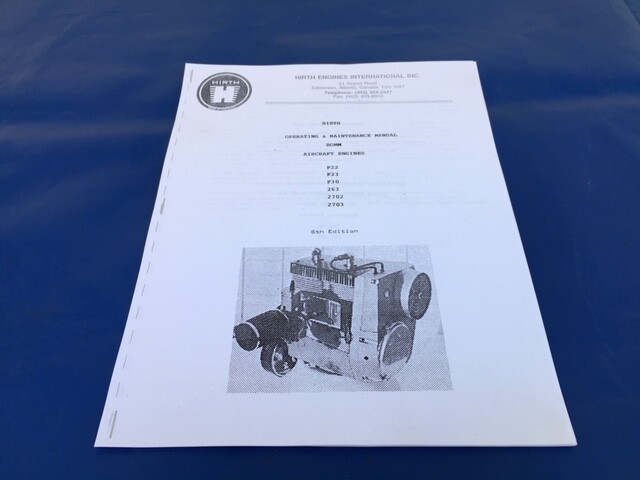 Hirth F22 2703 F30 F23 Ultralight Aircraft Engine Maintenance Operations Manual