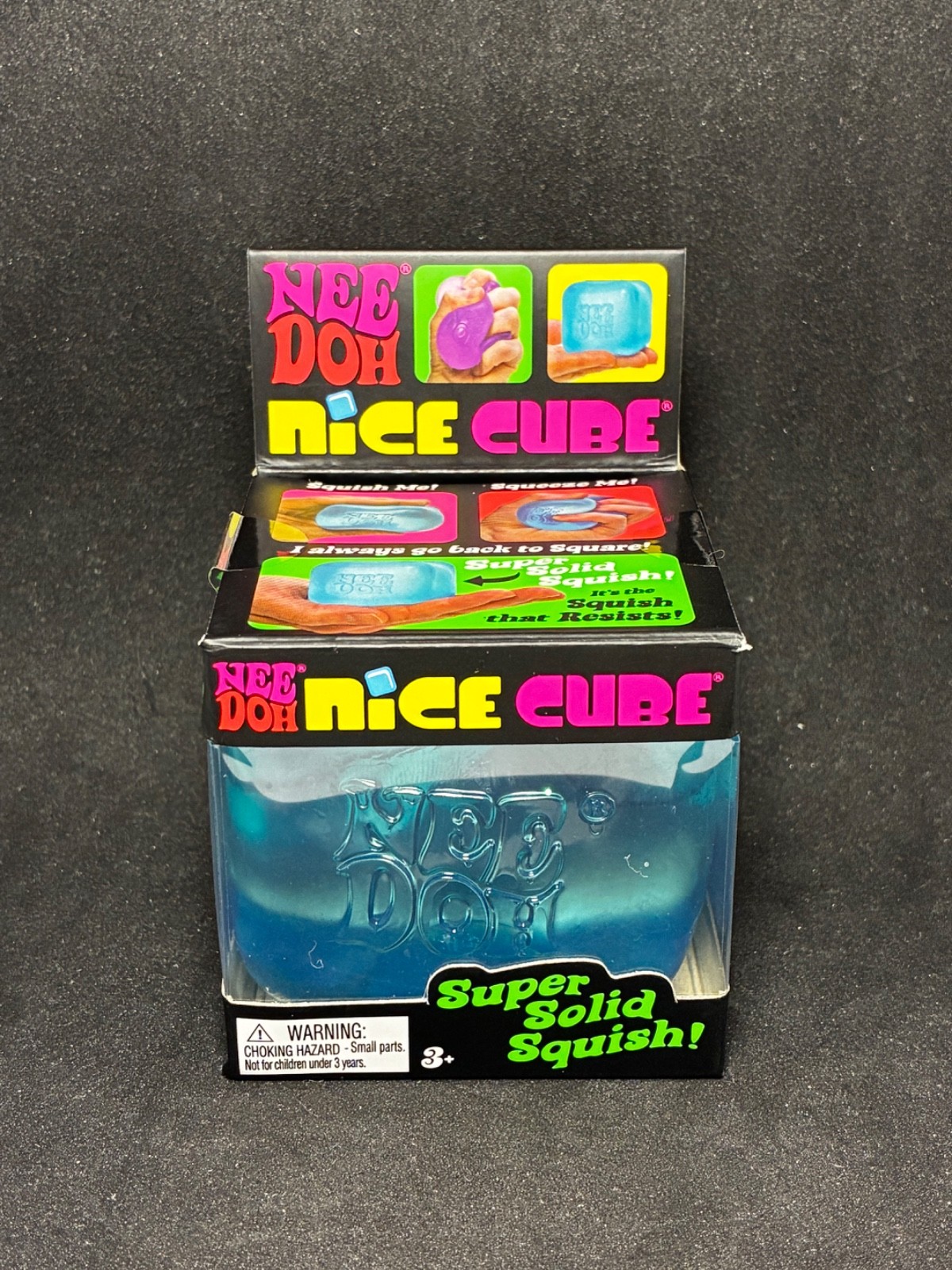 Nee Doh Nice Cube (Blue) New Factory Sealed