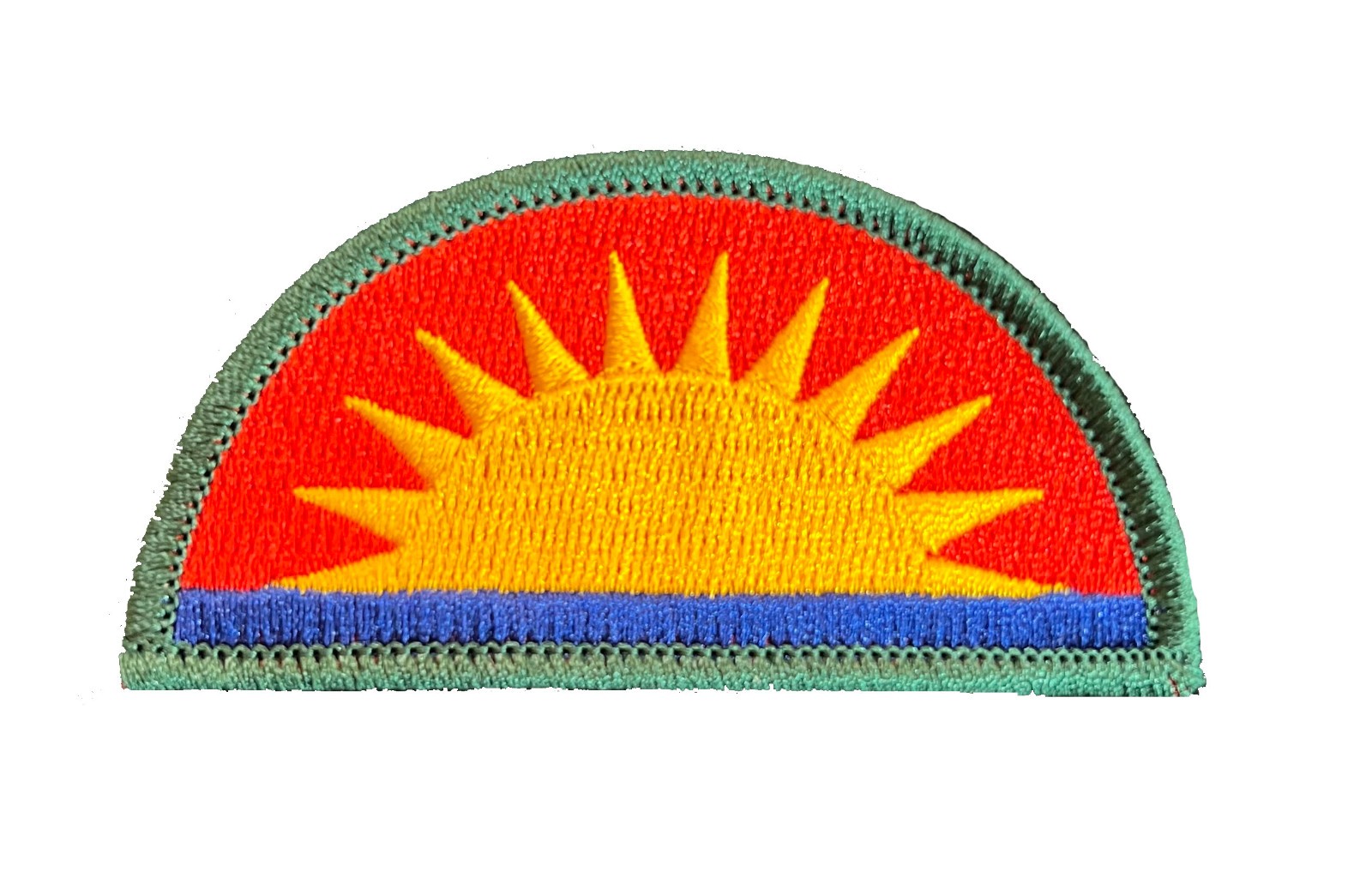 41st Infantry Division Color Patch with Hook Fastener-Veteran Owned Business