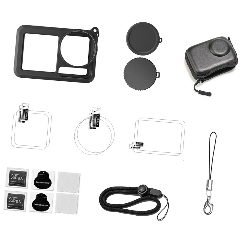 Silicone Protective Cover For action 5pro Action Camera With Lens Cover Set