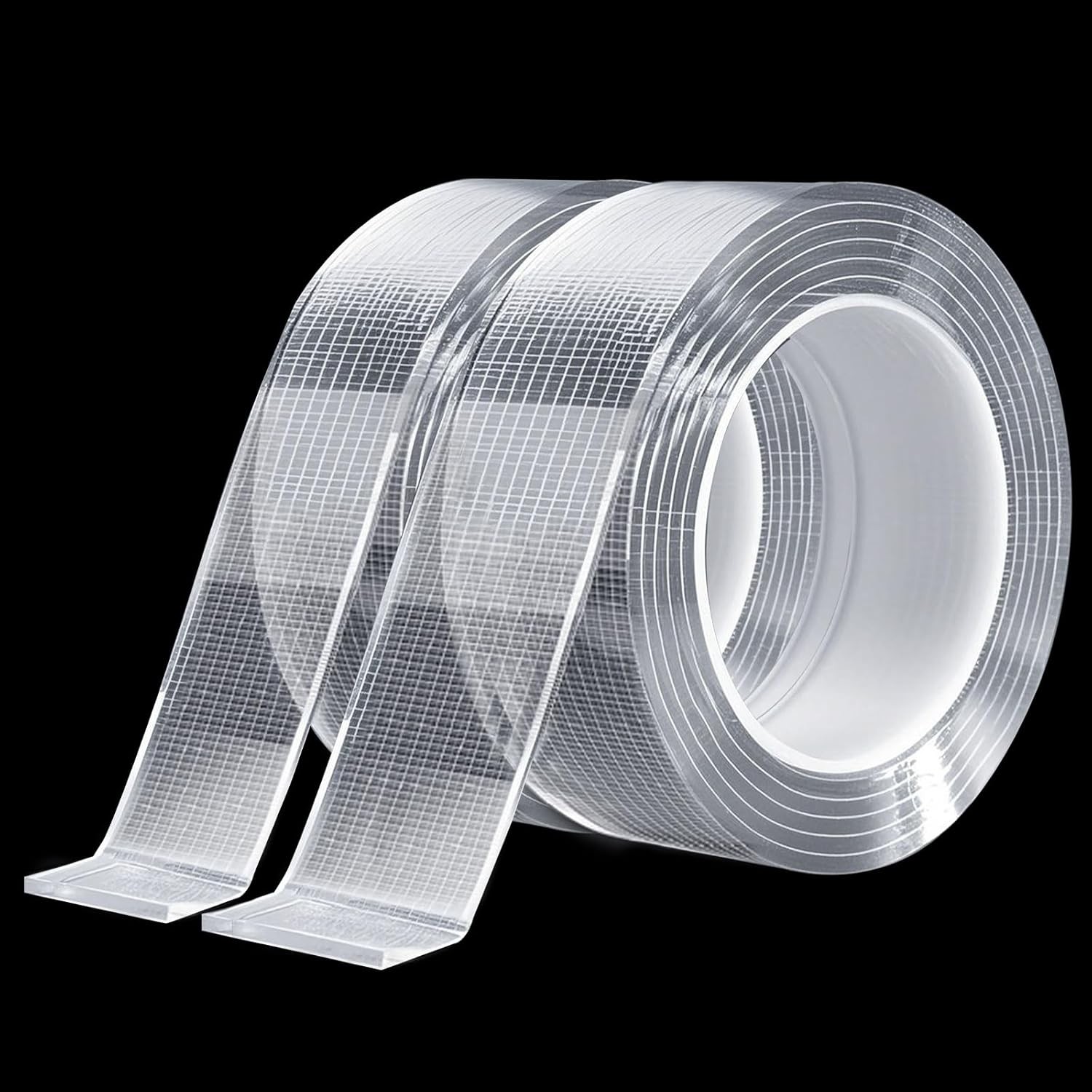 QDiShi Double Sided Tape Clear Removable Nano Grid Extra Strong Adhesive...