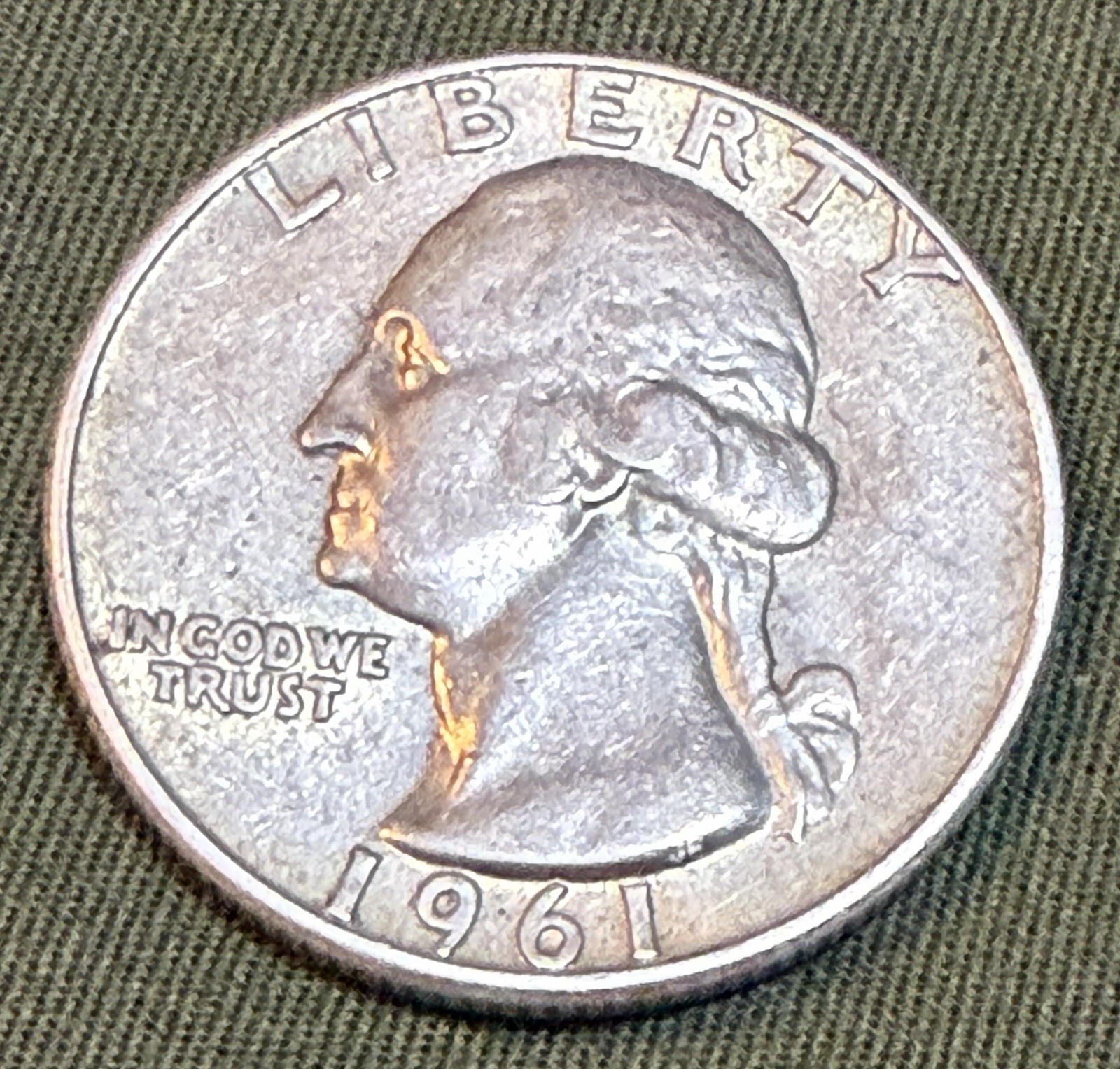 USA - 1961-P Silver Washington Quarter - High Grade!
