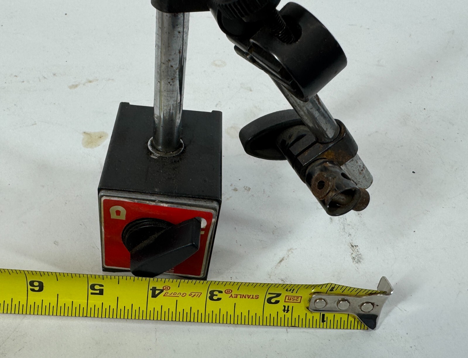 Eclipse Magnetic Indicator Stand Switch Base Arm Mag Heavy Duty Machinist Marker