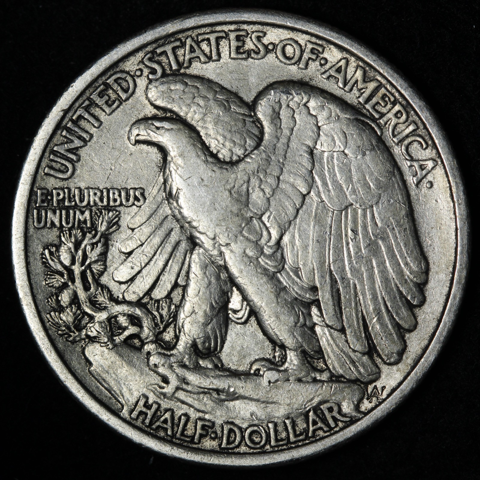 1934 Walking Liberty Silver Half Dollar AU E357 AUCB