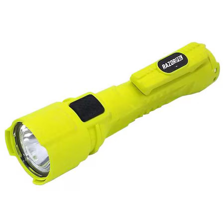 Koehler Brightstar 60170 Explosion-Proof Flashlight, Yellow, Polymer, 325 Lm