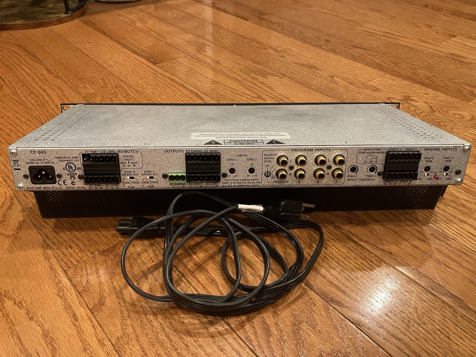 Rane CP 64S Audio Processor EQ/Ducking (FULLY TESTED)