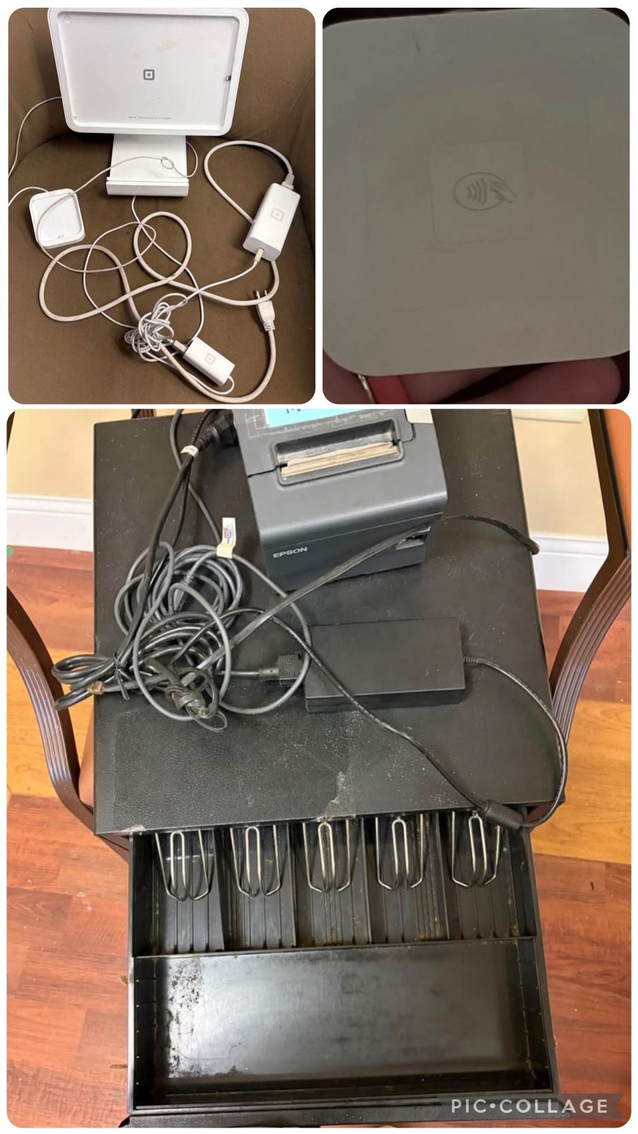 Square Register POS System Bundle with Epson Receipt Printer and Cash Drawer