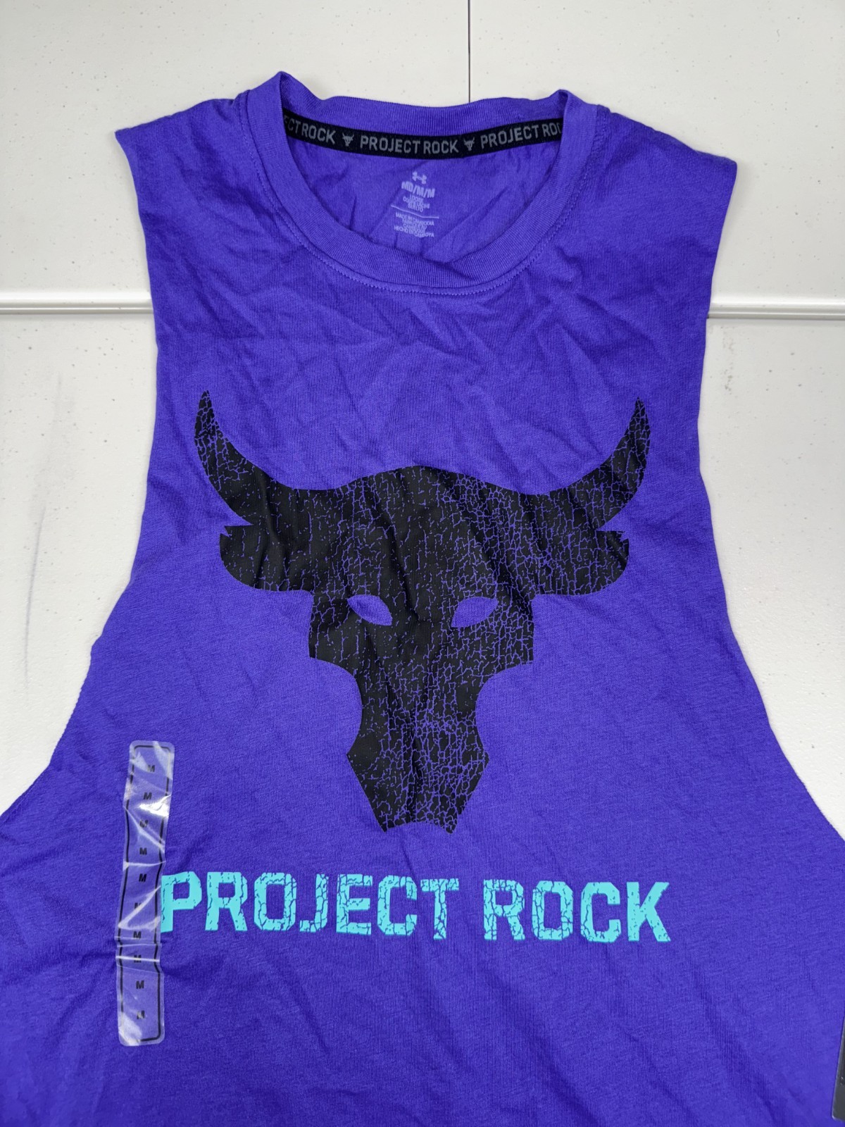 Under Armour Project Rock Brahma Bull Tank Men’s Pick Size Purple 1373787-583