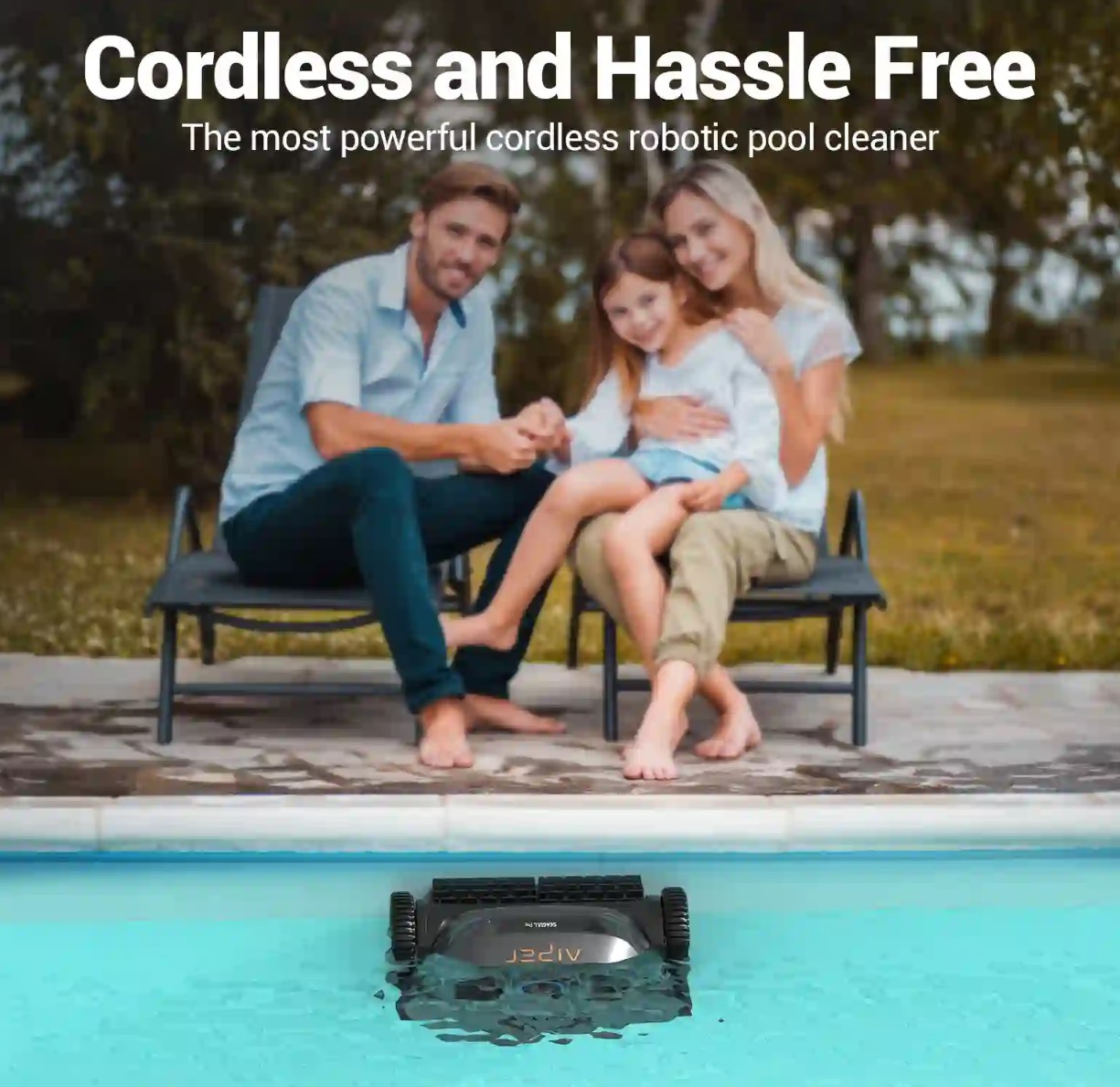 Gray - AIPER Seagull Pro Lite Cordless Robotic Pool Vacuum Cleaner