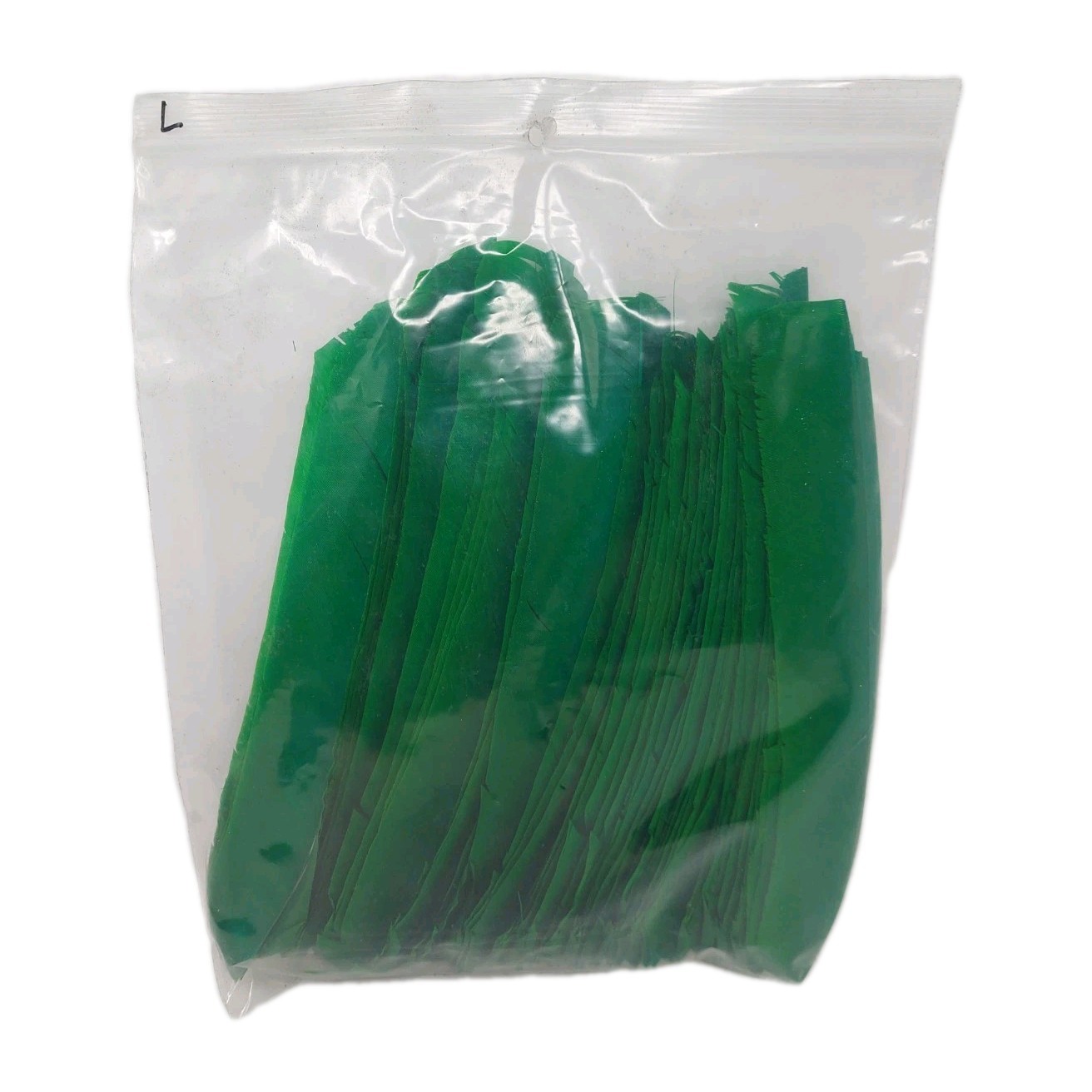 100 Pack Archery Arrow Feathers FULL LENGTH 10.5" Left Wing: Forest Green