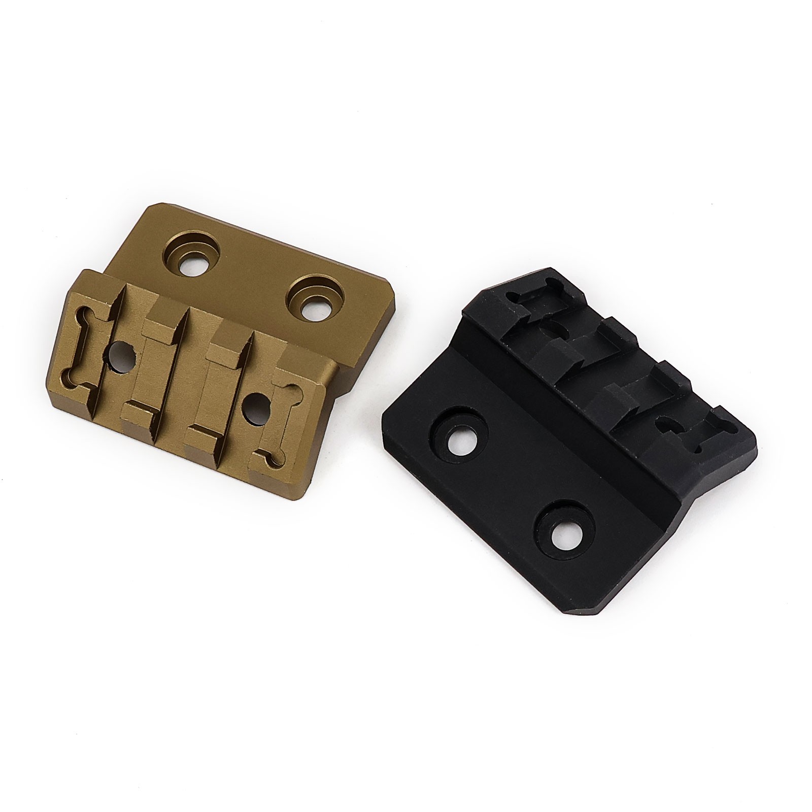 3 Slot Picatinny Rail 45 Degree Mount Fit MLok Rail Rifle M300 M600 Flashlight