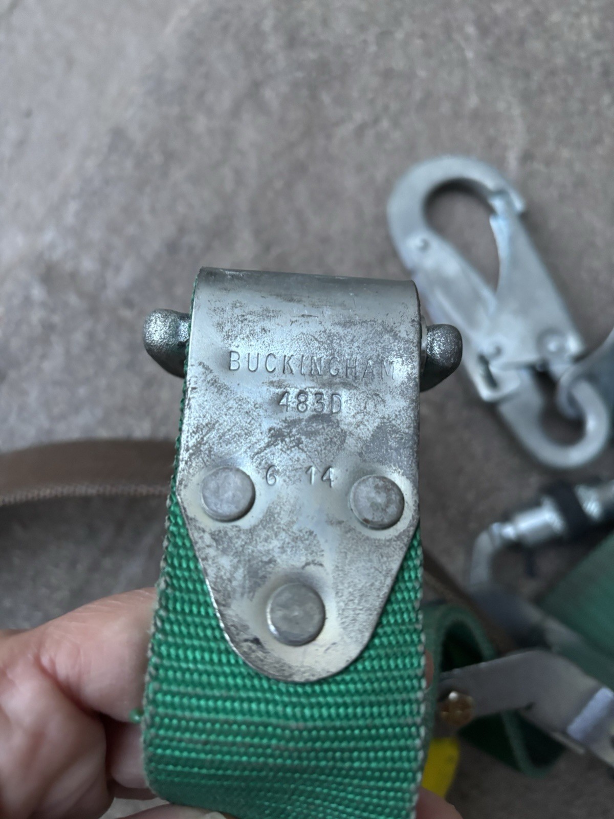 Buckingham 483D Bucksqueeze Lineman Fall Protection