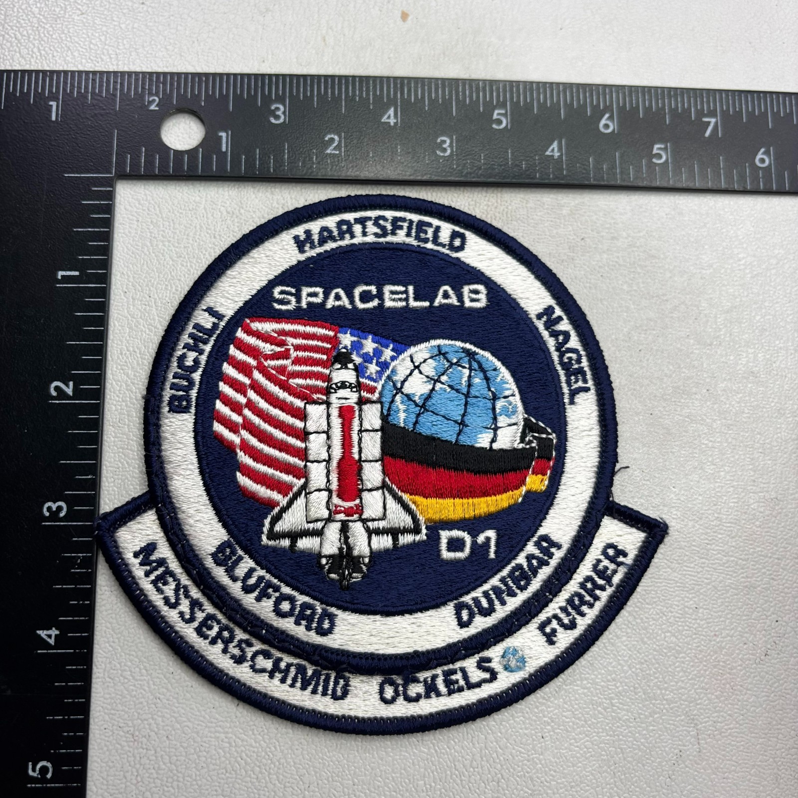 NASA Astronaut Space Mission SPACELAB D1 Patch 31Z2