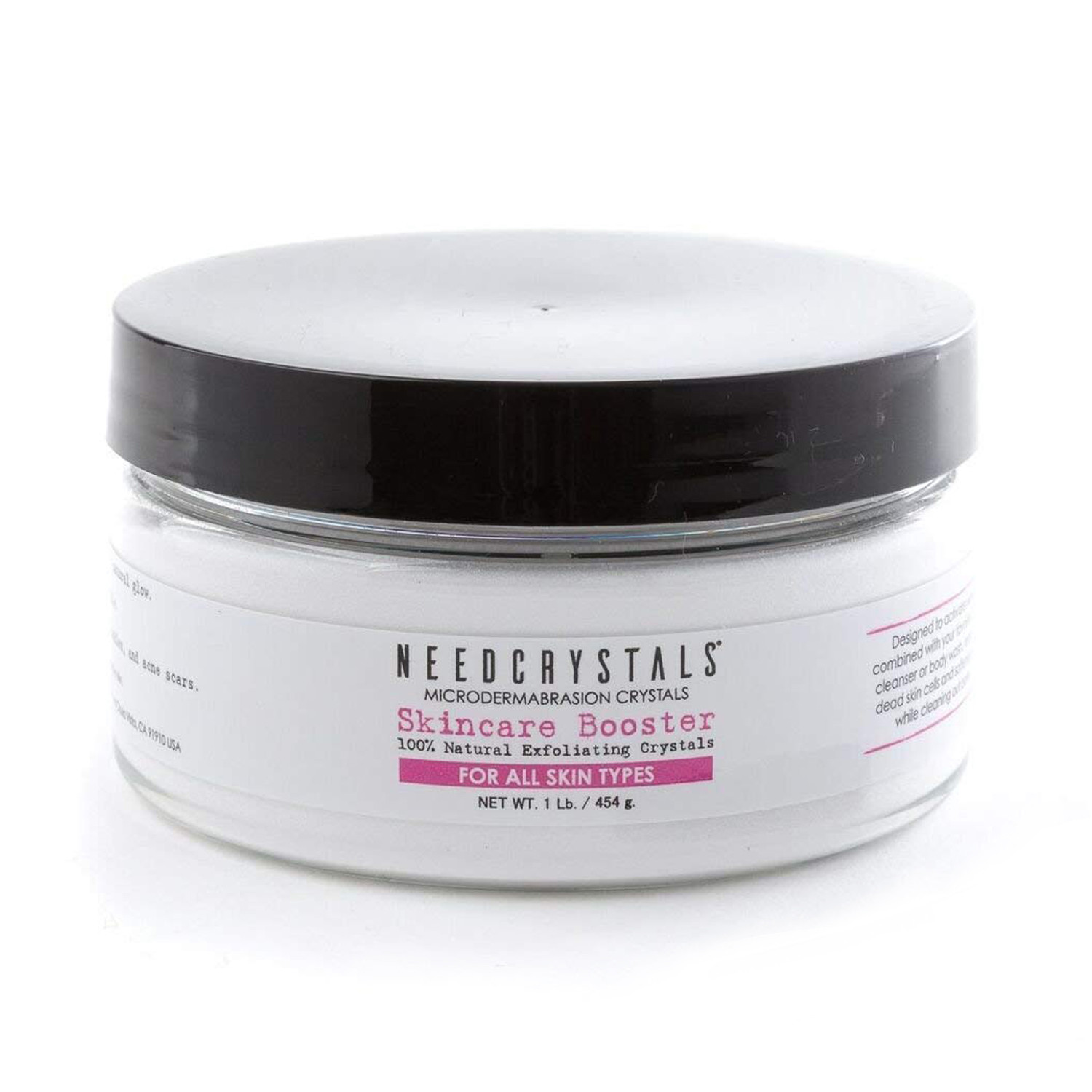 NeedCrystals Microdermabrasion Crystals 1 lb. / 454 g. DIY Natural Face Scrub