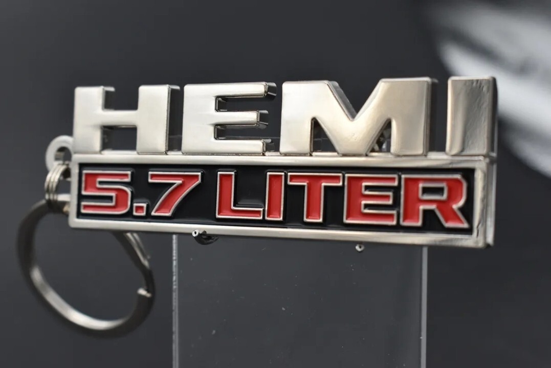 Super cool Dodge 5.7L Hemi emblem keychains- 7