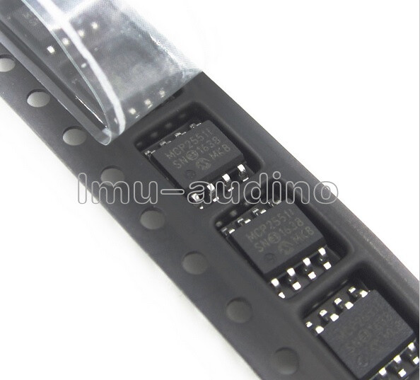 1PCS MCP2551 MCP2551-I/SN TRANSCEIVER CAN HI-SPD 8-SOIC IC NEW