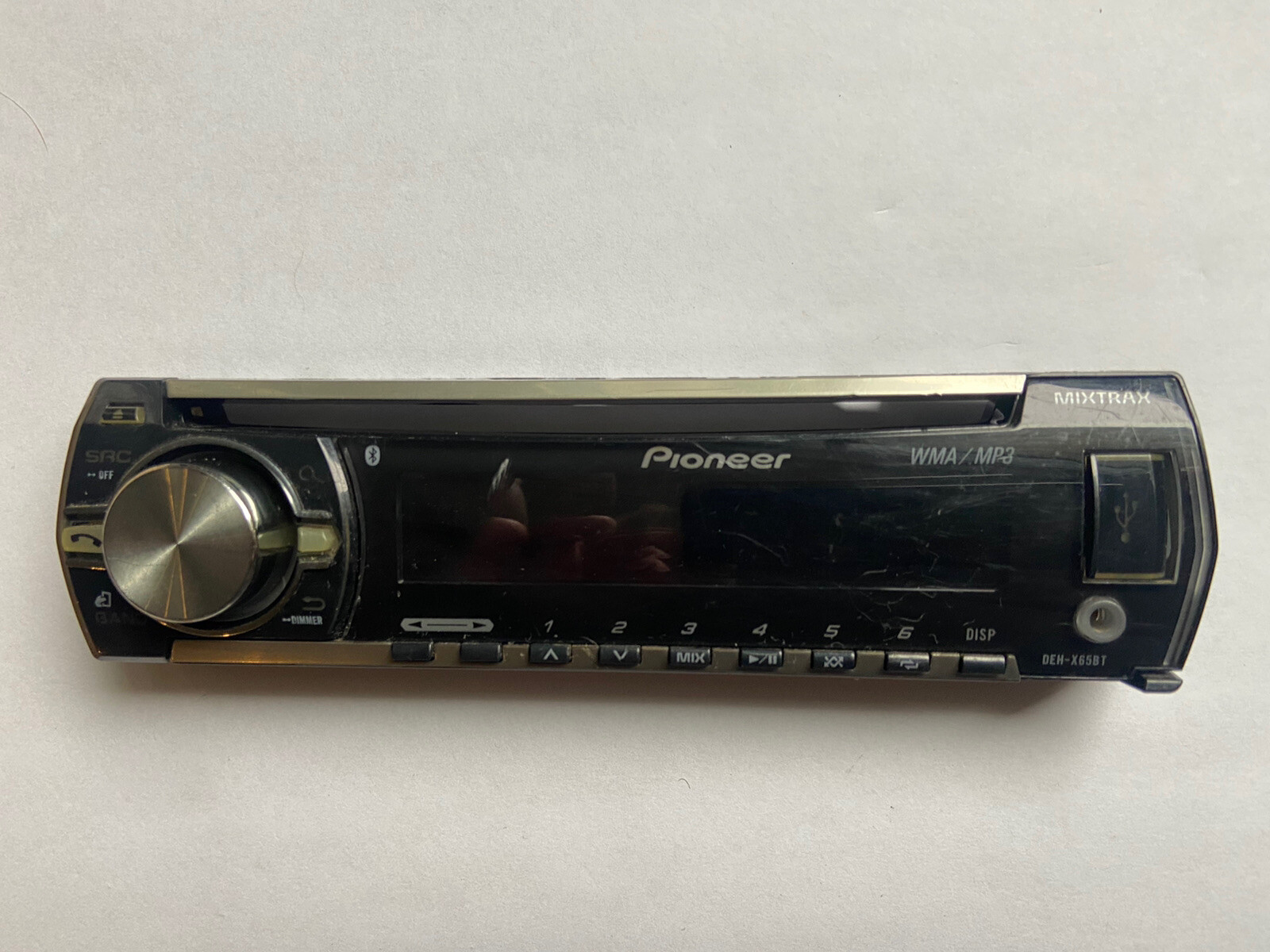 PIONEER DEH-X65BT STEREO FACEPLATE ONLY  PIONEER DEH-X65BT  FACEPLATE OEM🟠