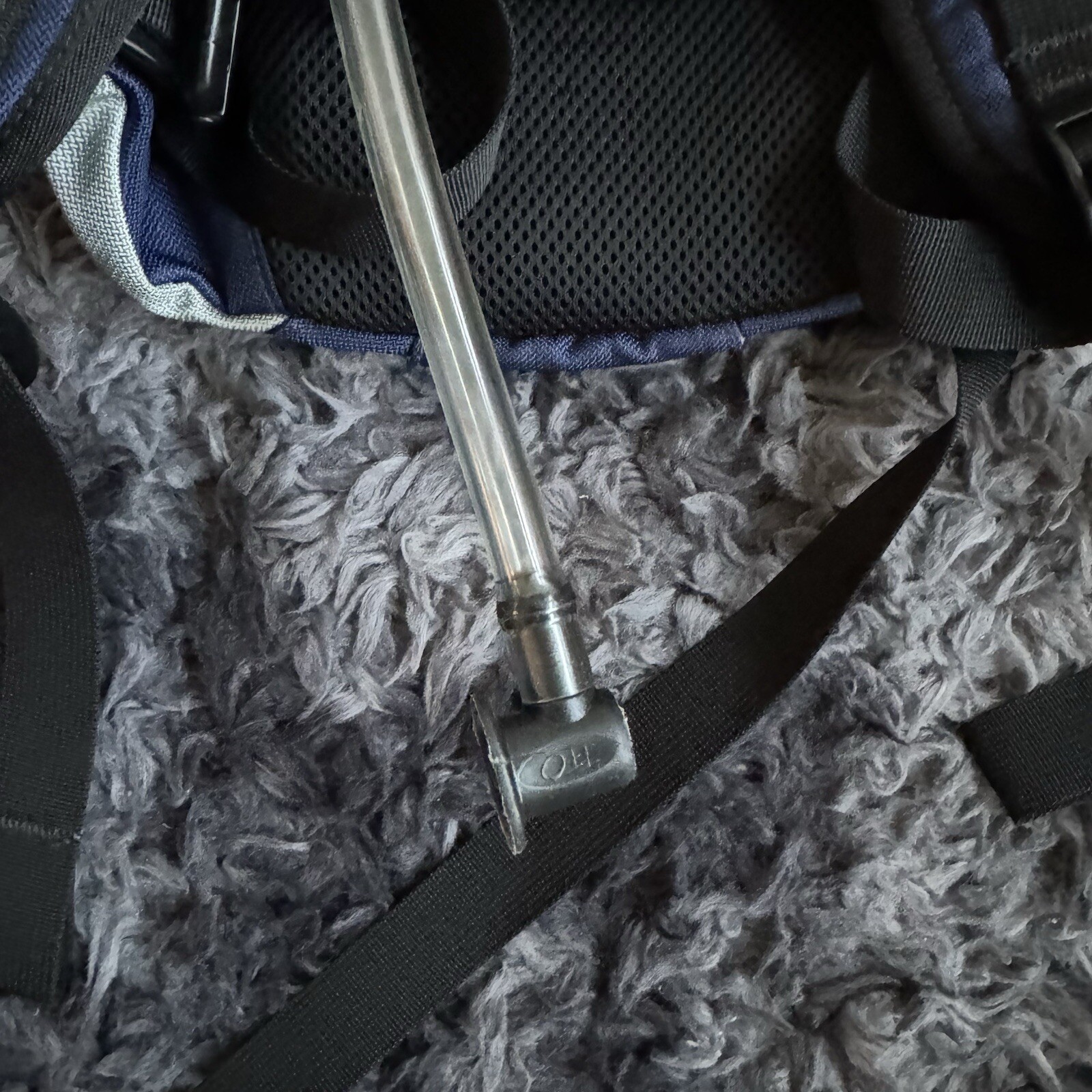 LL Bean Water Bladder Backpack Aquifer 500 Good Condition Blue