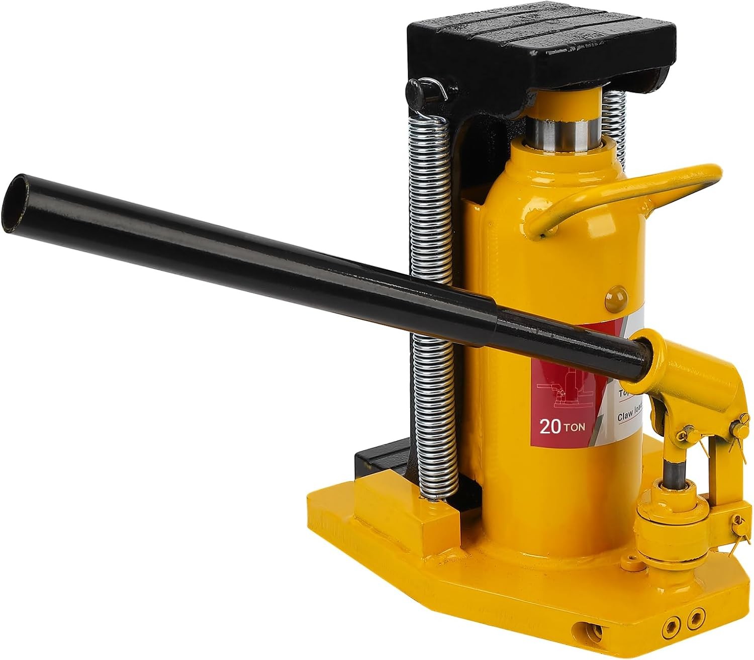 10-20T Air Hydraulic Toe Jack, Dual Mode (10T Toe/20T Top) for Truck & Machinery