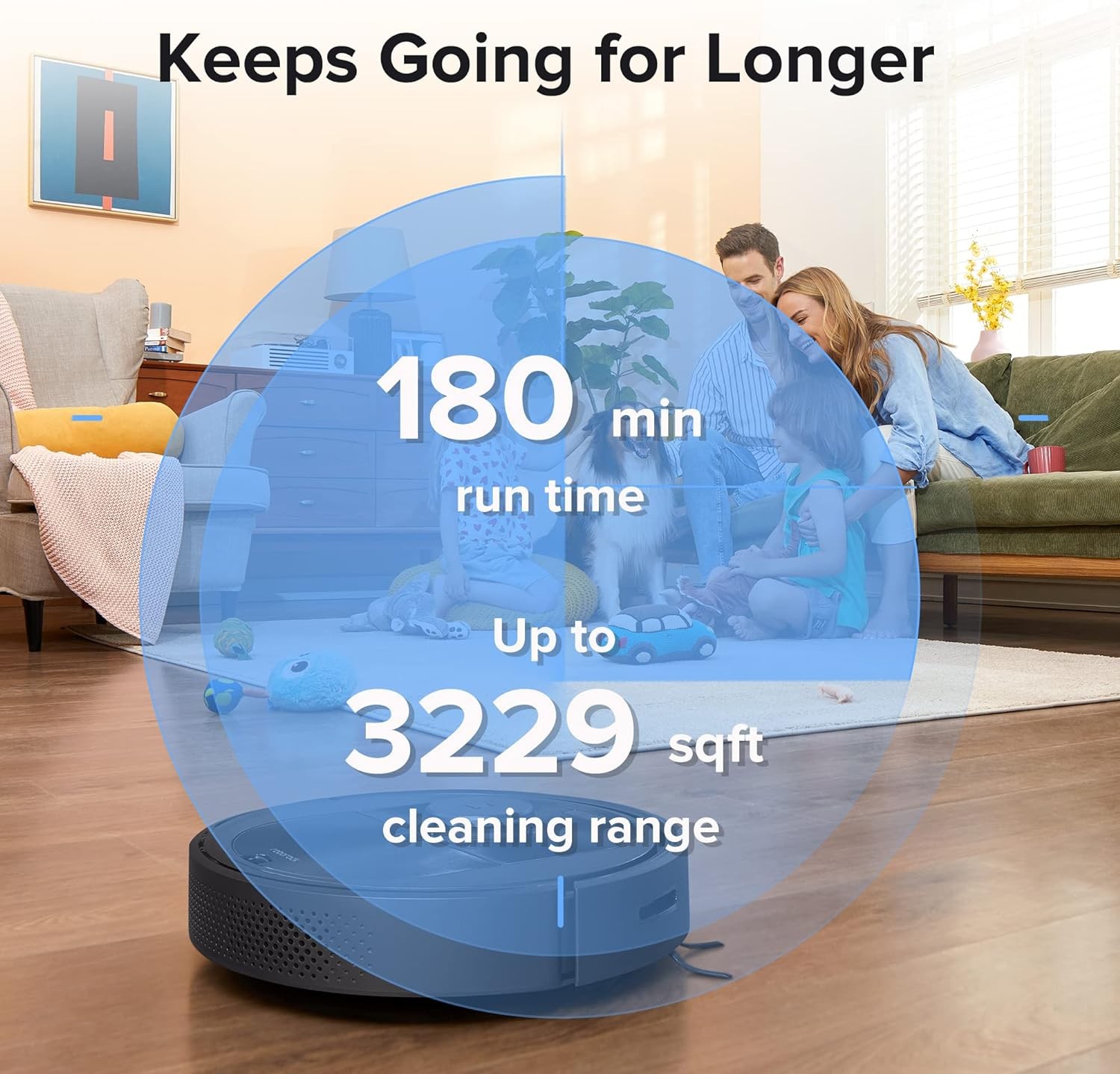 Roborock Q5+ Robot Vacuum with Auto-Empty Dock Pure - Black