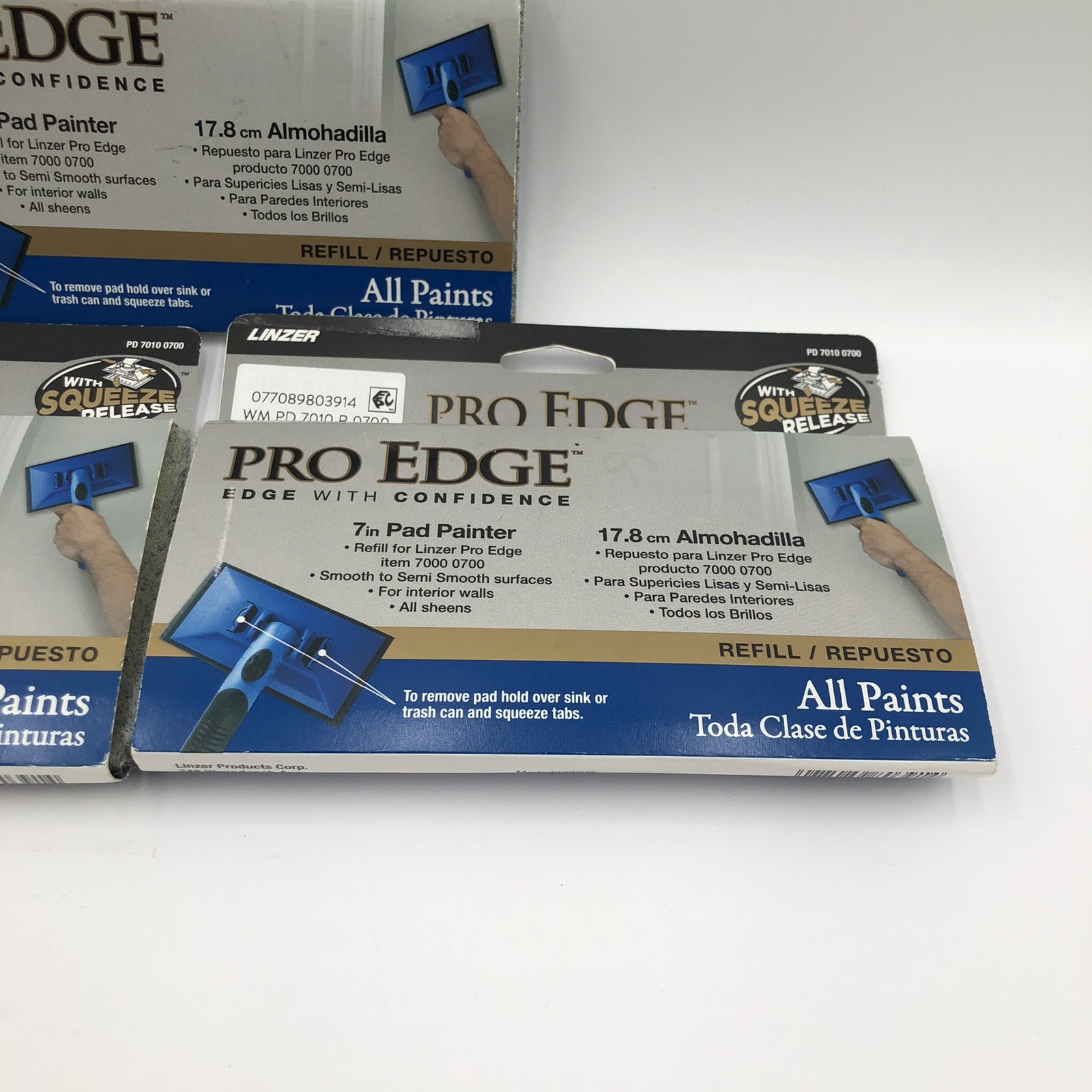Linzer 7in. Smooth/ Semi Surface PD-7010-7 Pad Edge Painter Refill Pro Edge (3)