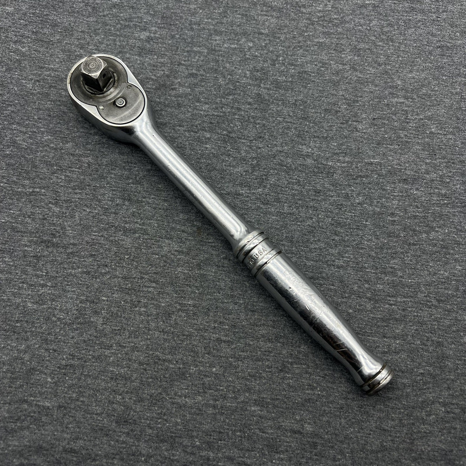 Vintage Snap-On Tools 1/2" Drive Ratchet Standard Handle SL710 USA