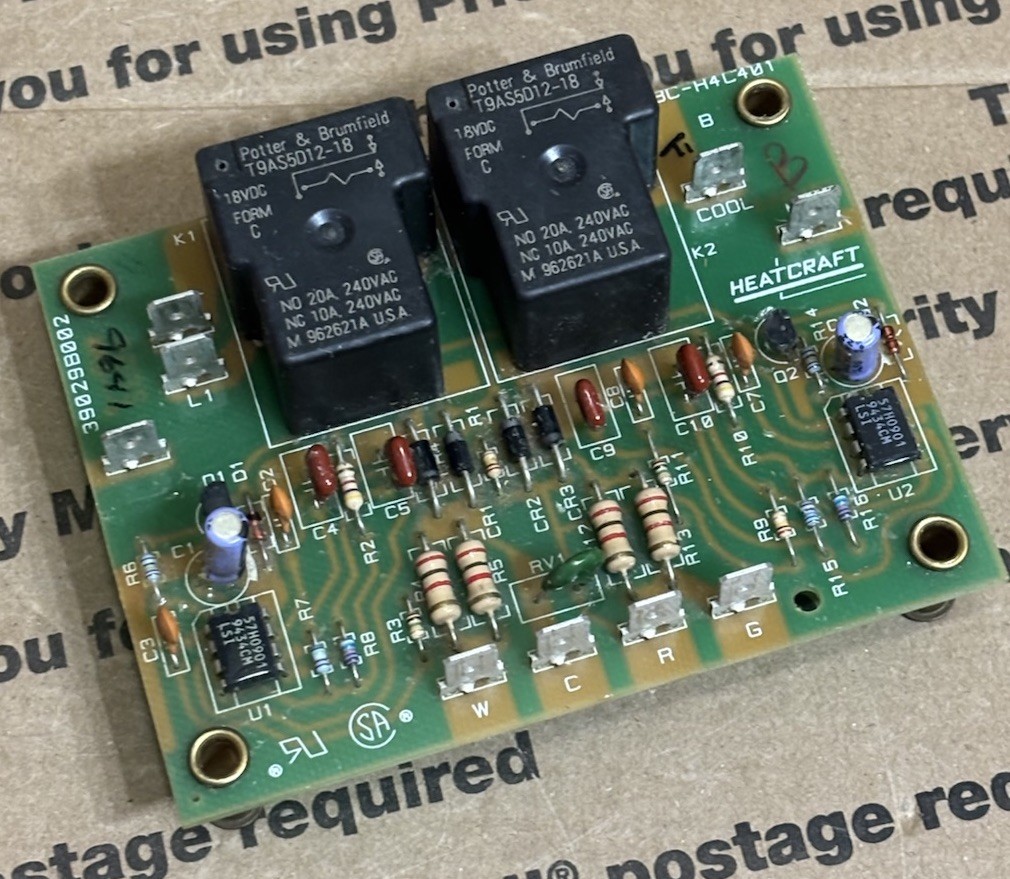 Allied Armstrong MagicPak 39029B002 Control Board Heatcraft IBC-H4C401 🔥Checked