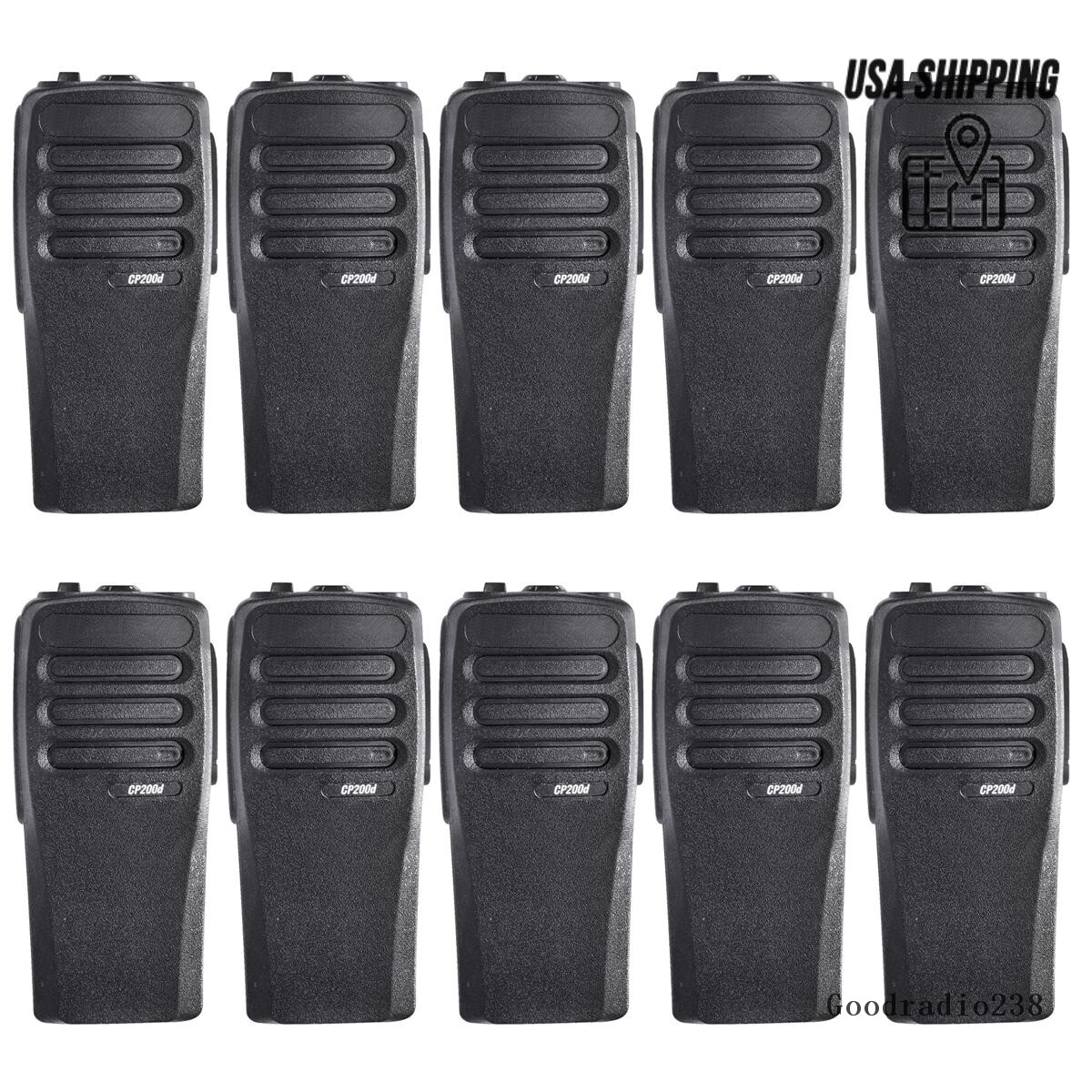 10PCS Repair Front Housing Case Compatible with CP200D CP 200D Radio