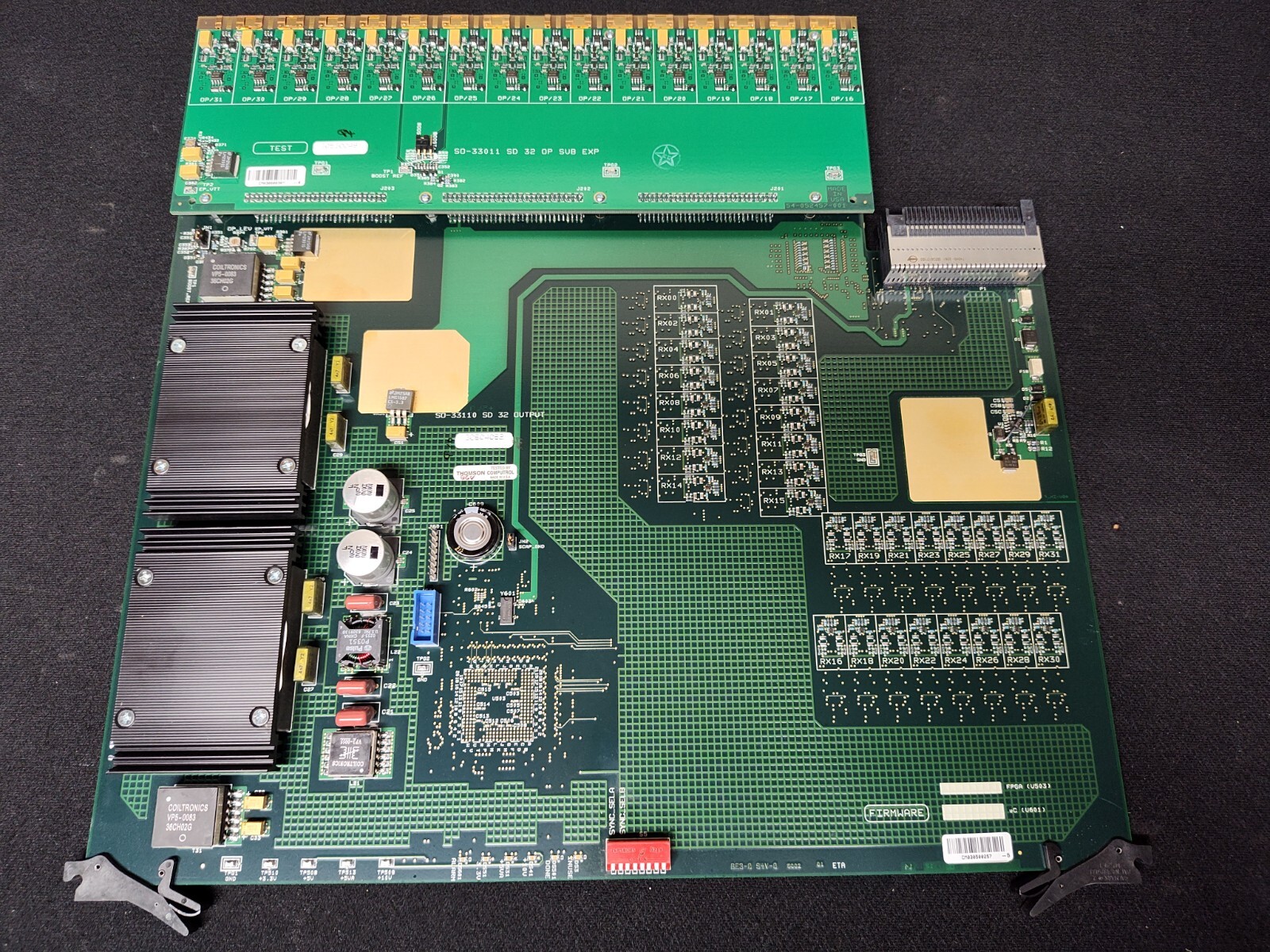 Grass Valley SO-33110 SD 32 Output Router Board