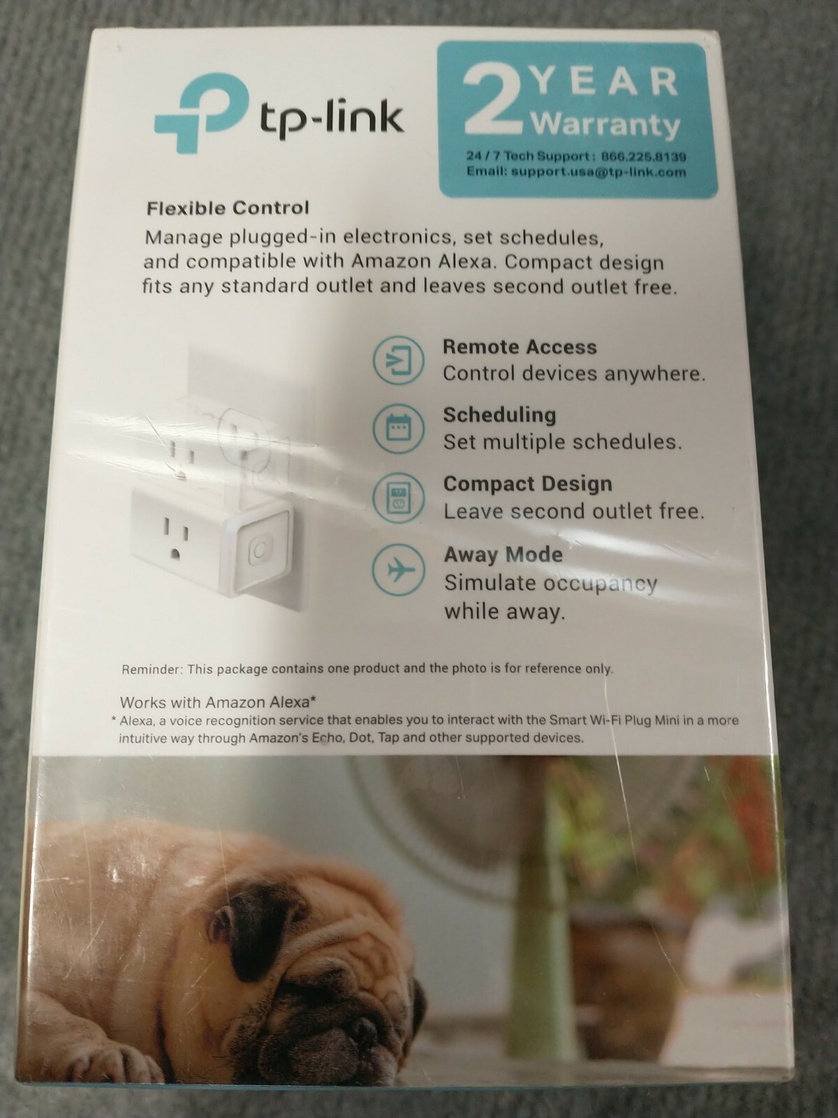 TP-Link Kasa App Smart WiFi Plug Mini HS105 Alexa NWT