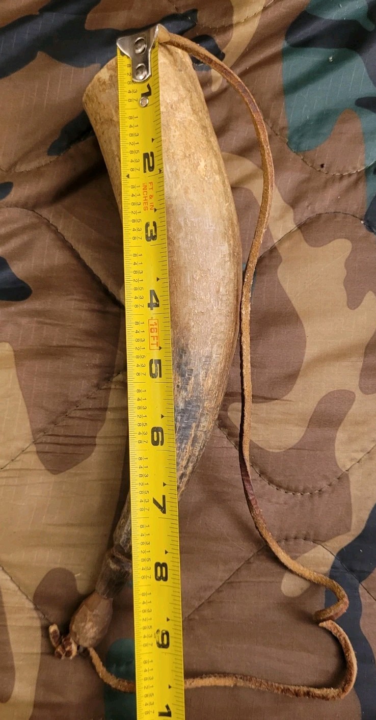 Vintage Muzzleloading Powder Horn
