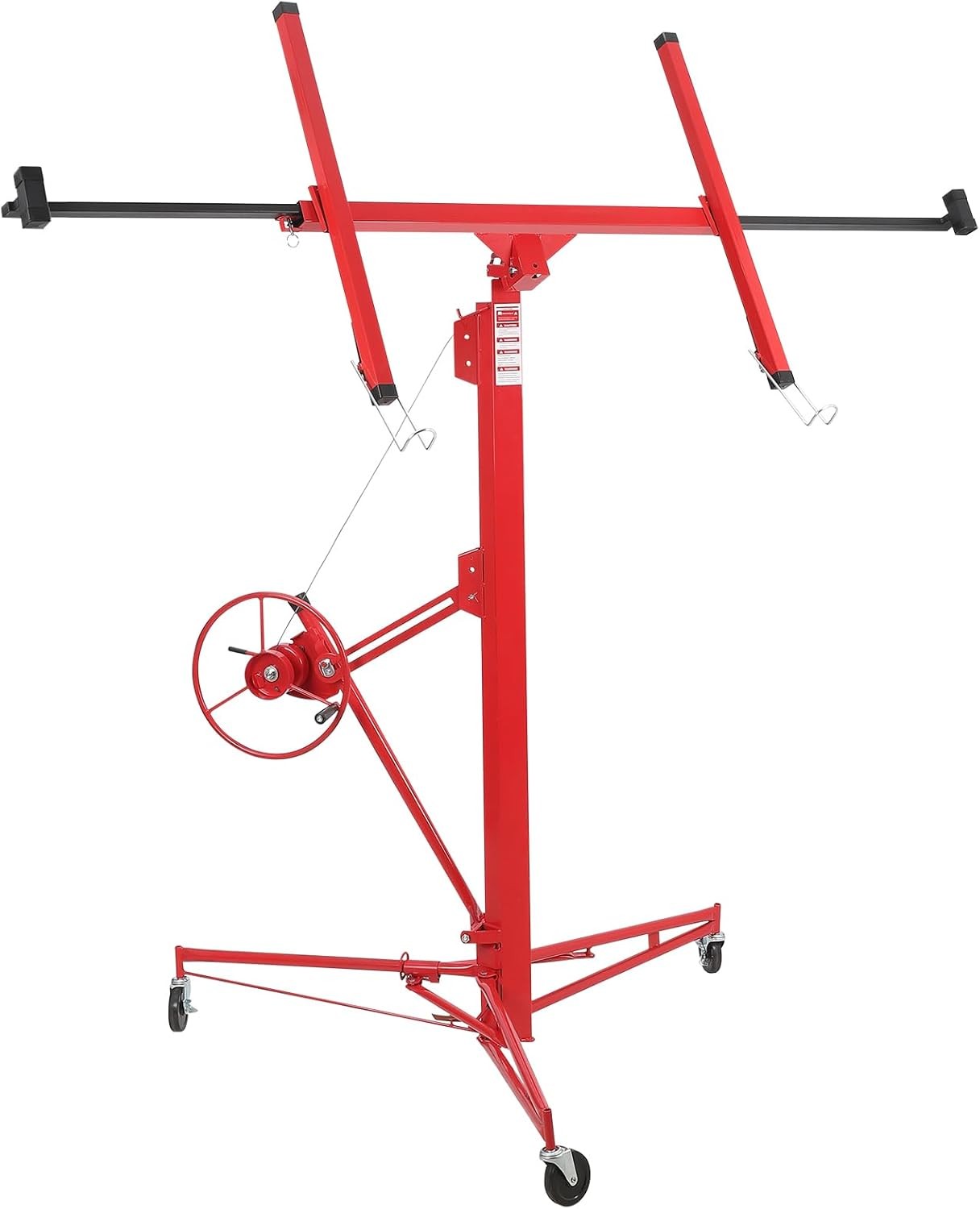 Telescopic Drywall Lifter 190–485cm Panel Lift 360° Rotation Heavy-Duty Steel