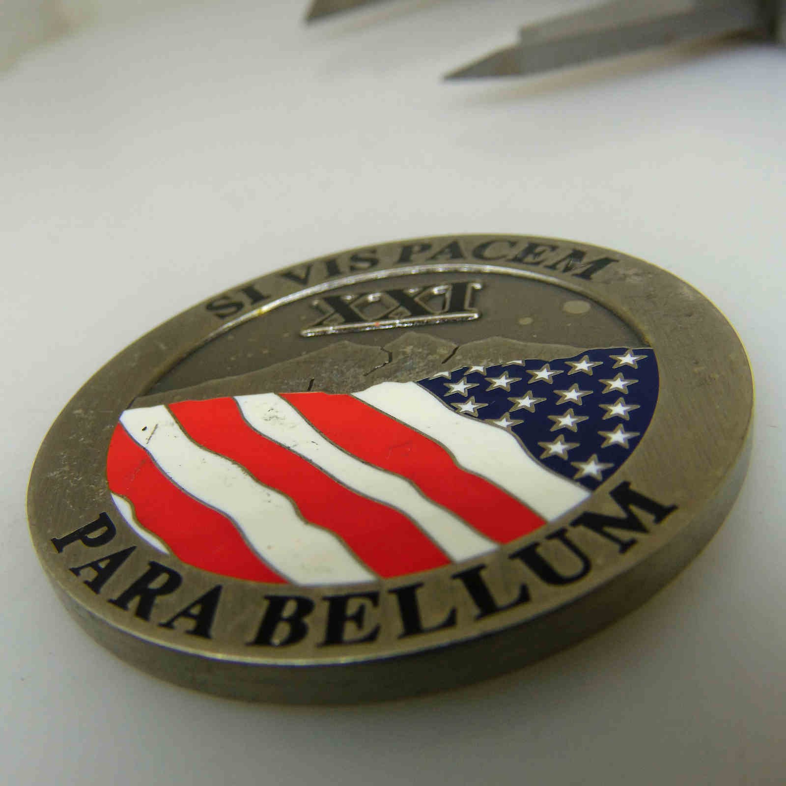 SI VIS PACEM PARA BELLUM CHALLENGE COIN