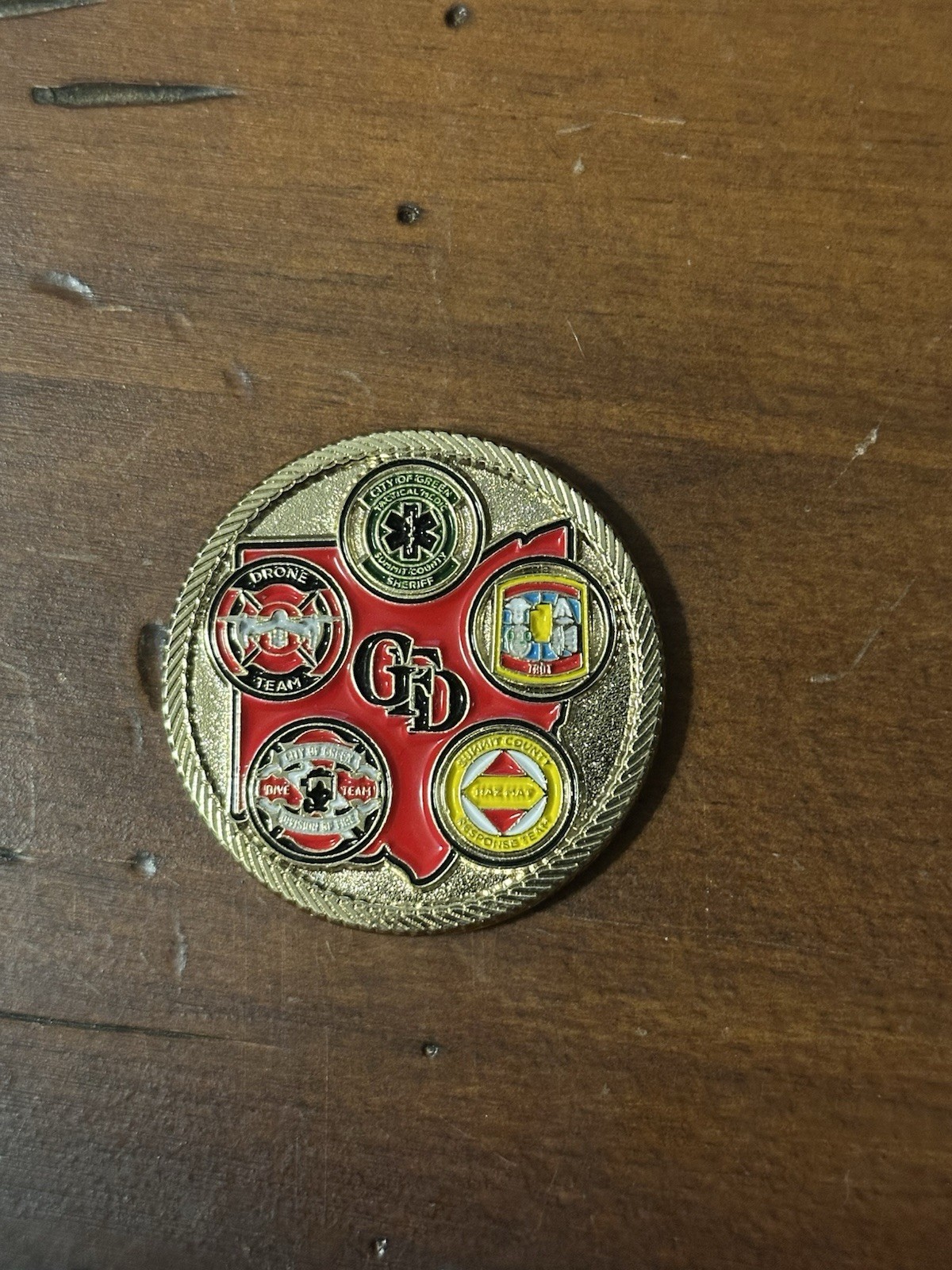 IAFF Local 2964 Fire Fighters Fire Department - Challenge Coin