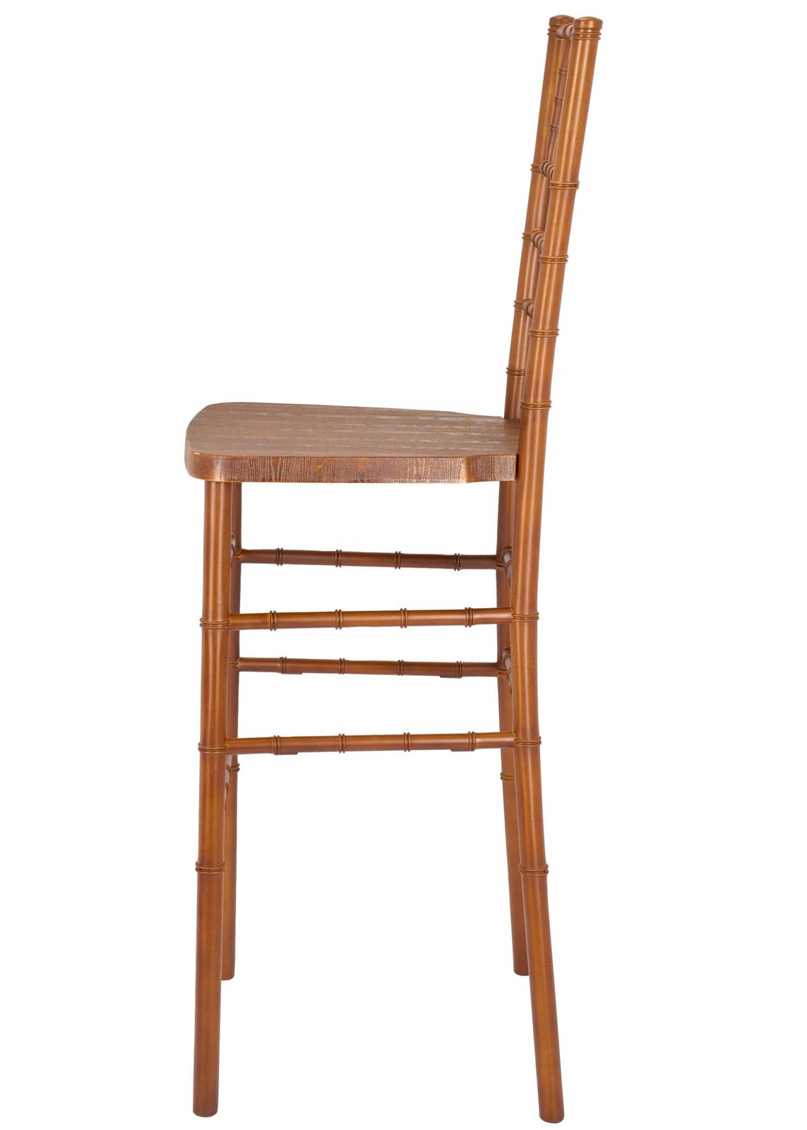 Chestnut WoodGrain™ Resin Chiavari Barstool by Chivari