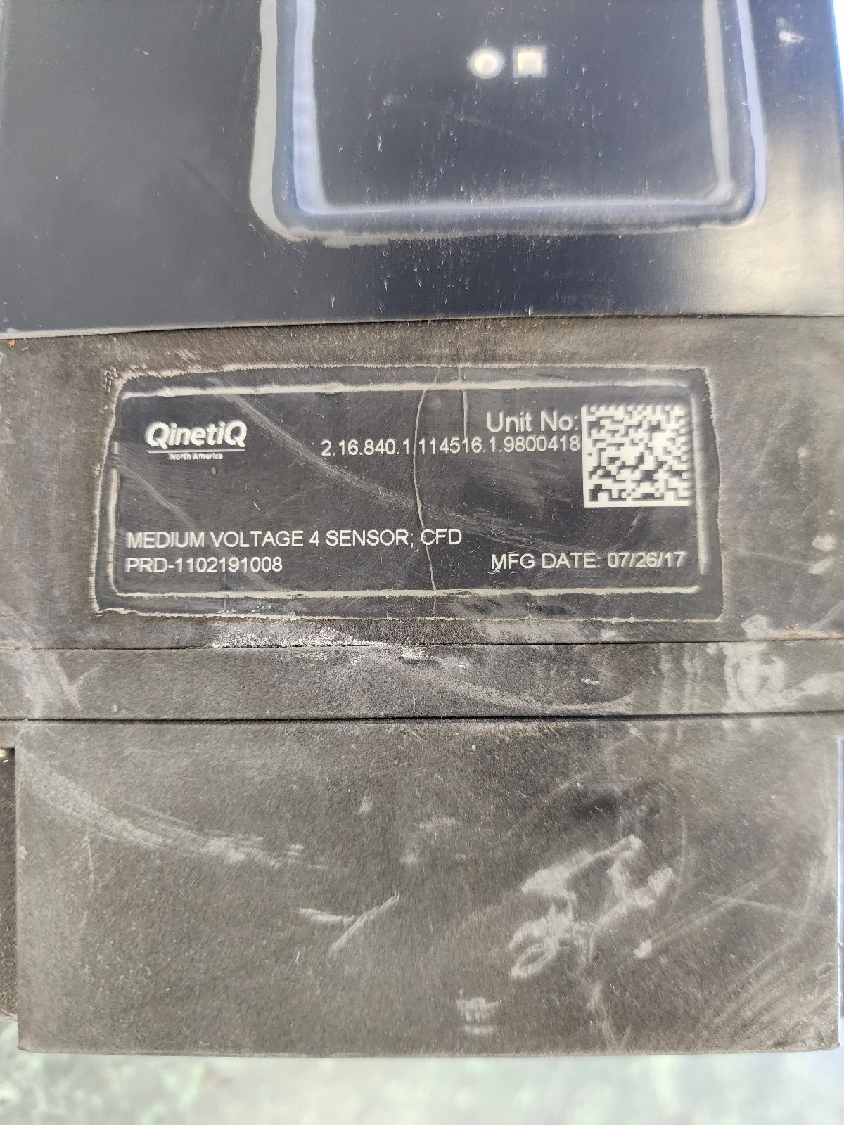 Untested QinetiQ LineWatch Medium Voltage 4 Sensor PRD-1102191008 - For Parts