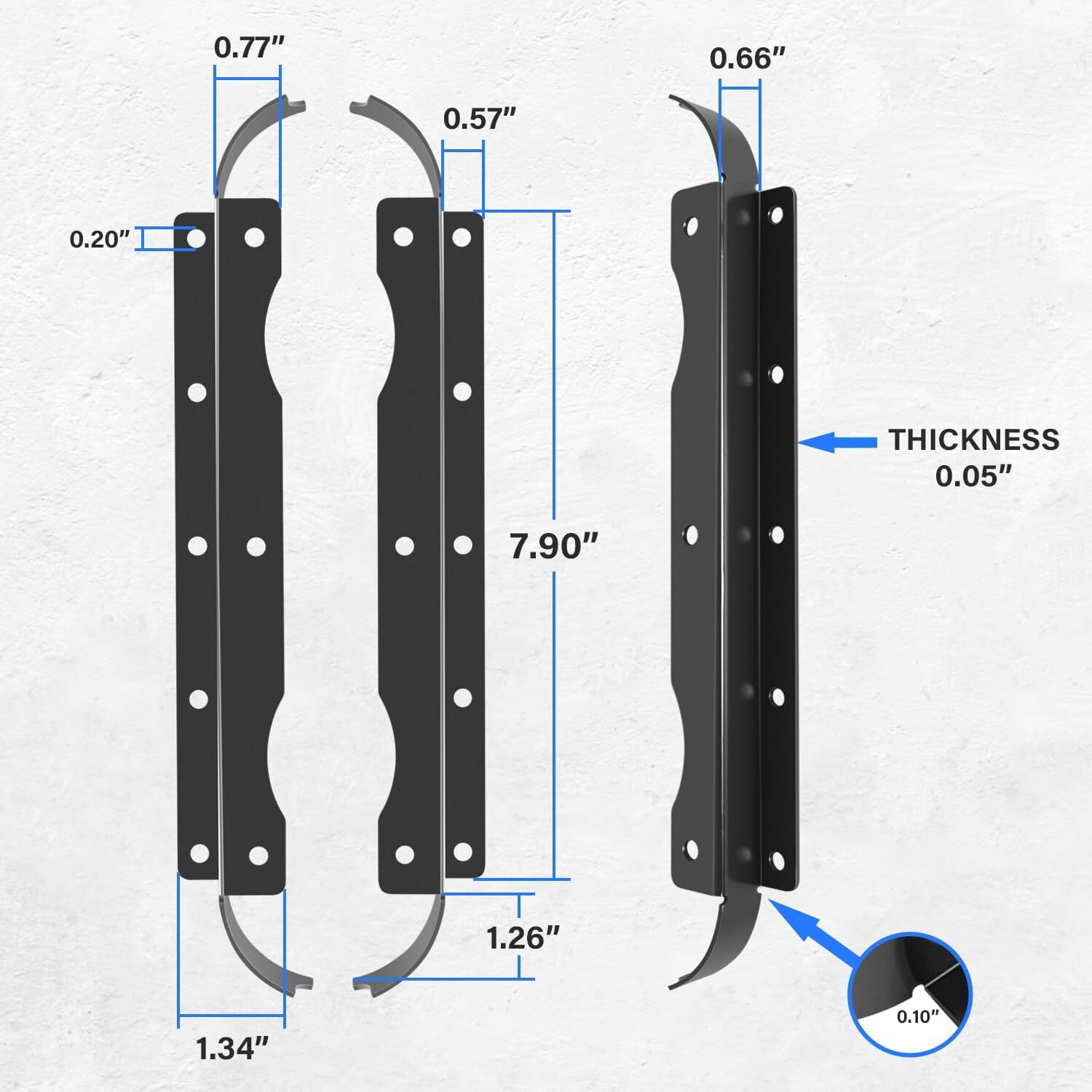 Flush Mount Bracket for Lowrance SS3D for StructureScan 3D Skimmer Transducer