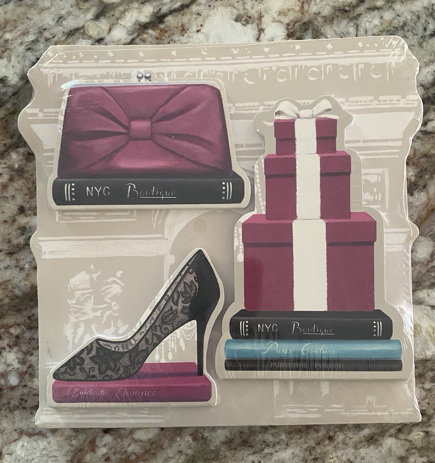NYC / Paris Fashion Inspired Note Pads - Set of 4 - Brand New in Pkg -FABULOUS