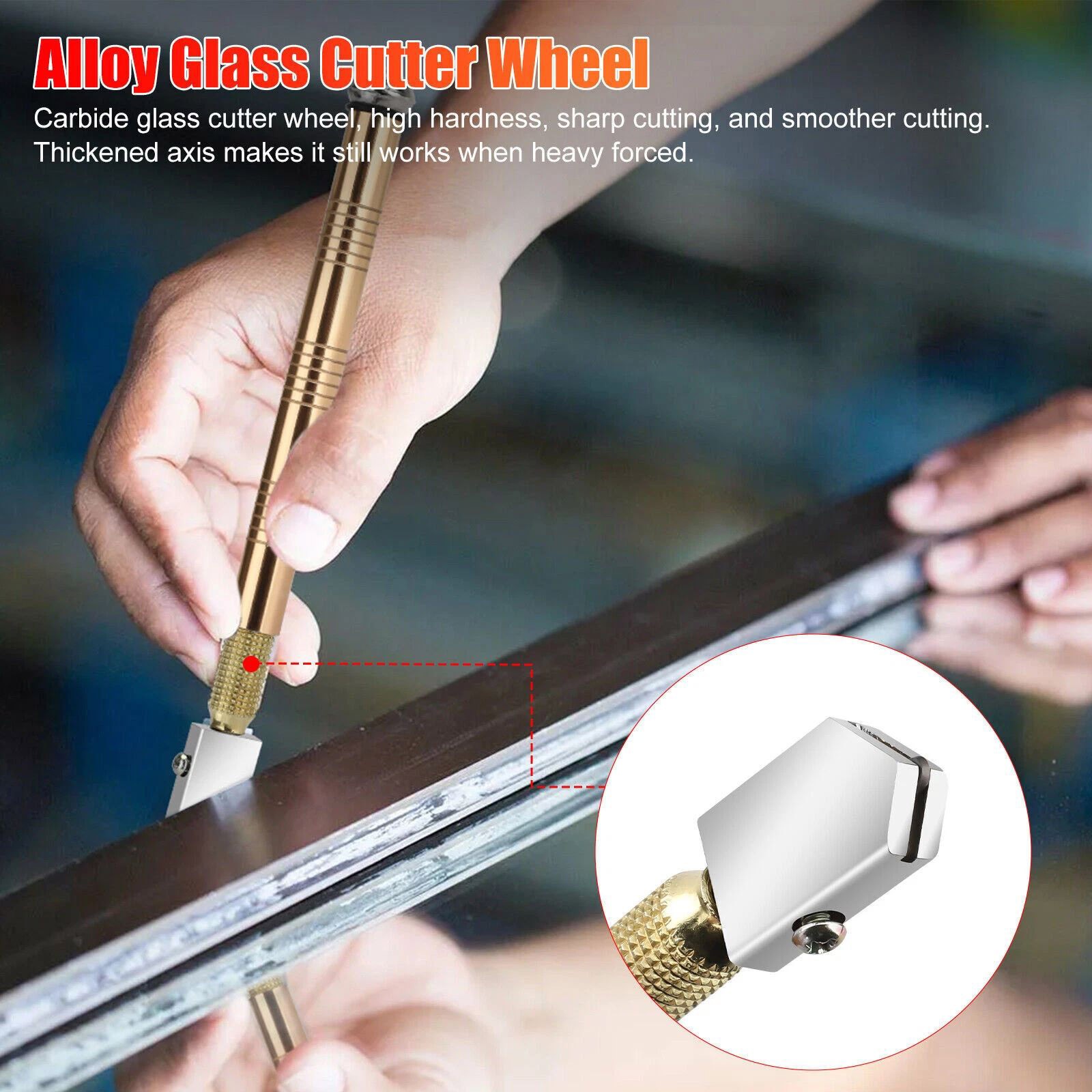 25*14mm Blade Size Professional Diamond Glass Cutter ideal tool for DIY