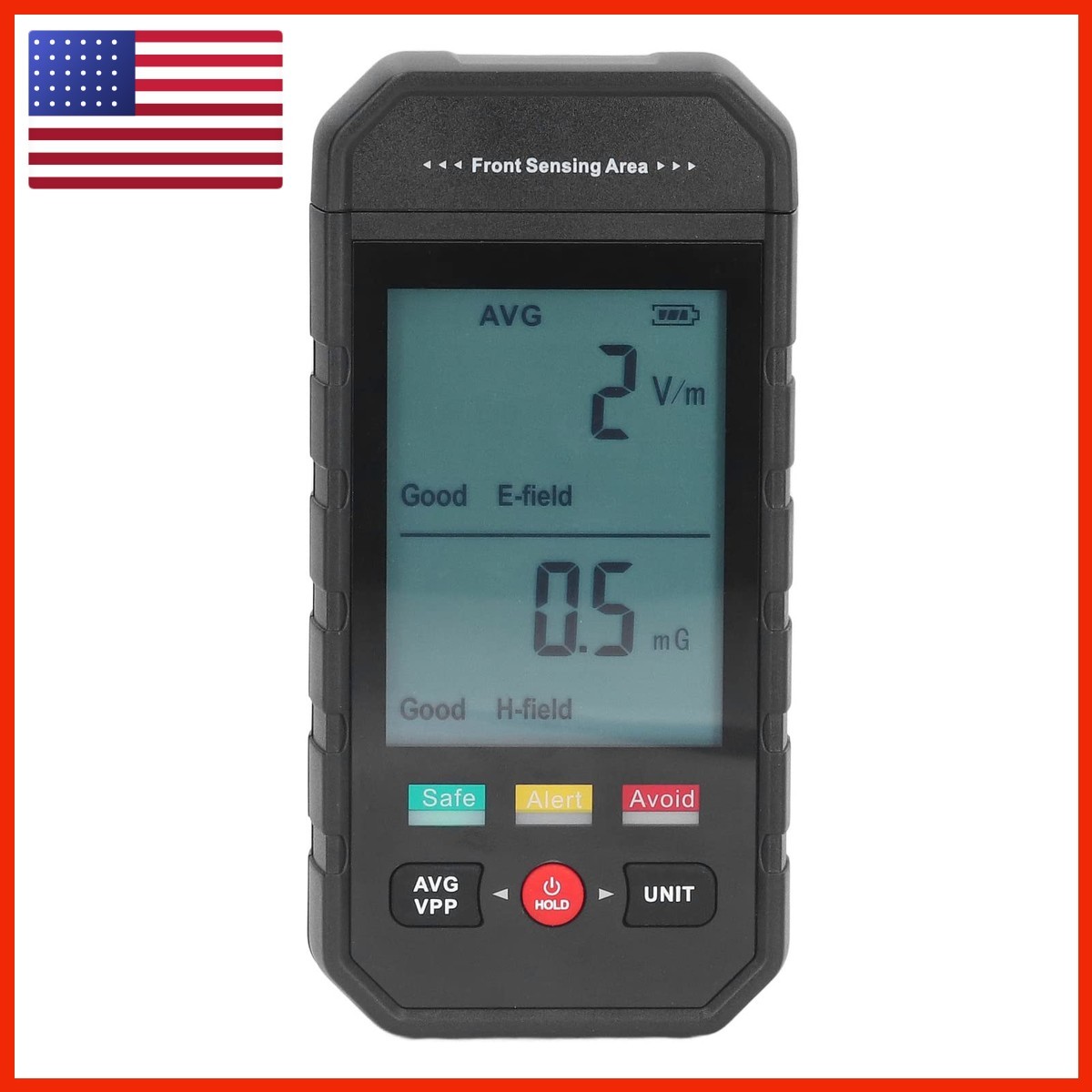 Sanpyl EMF Meter Electromagnetic Field Detector Digital LCD Handheld
