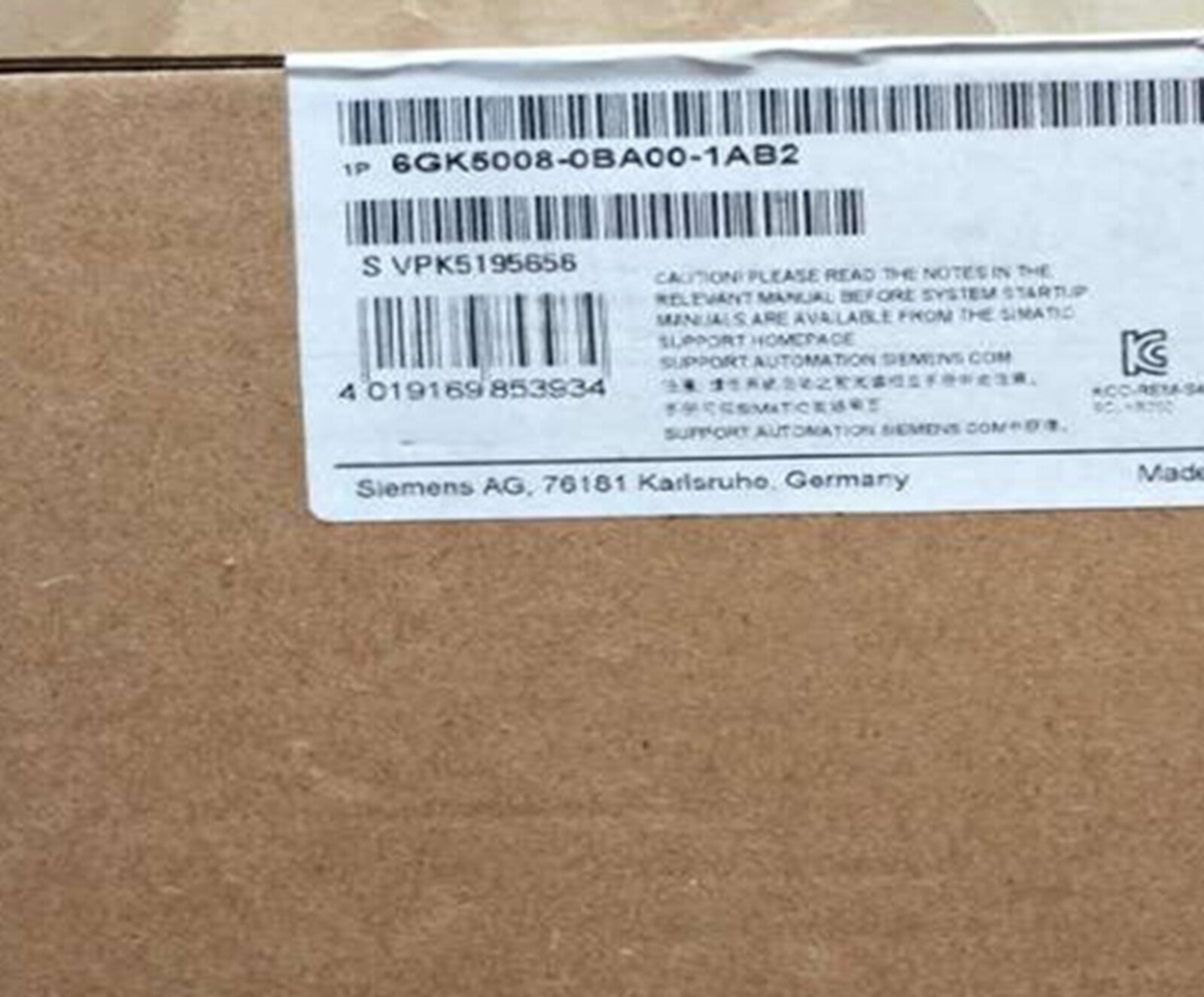 NEW Siemens 6GK5008-0BA00-1AB2 Scalance Unmanaged Industrial Ethernet