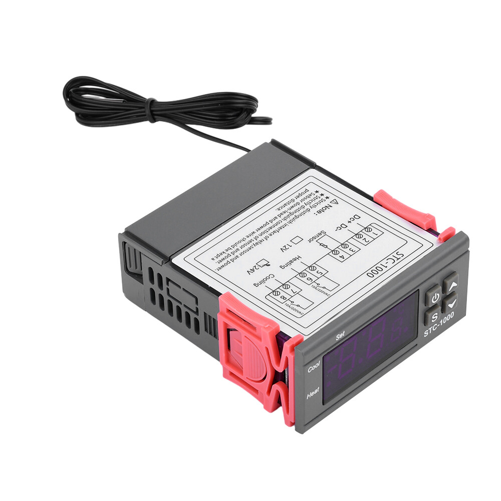 STC-1000 Digital Microcomputer Temperature Controller Thermostat with NTC Sensor
