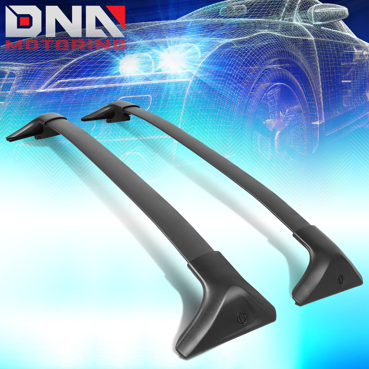 FOR 2016-2019 LEXUS LX570 PAIR FACTORY STYLE ALUMINUM ROOF RACK RAIL CROSS BAR