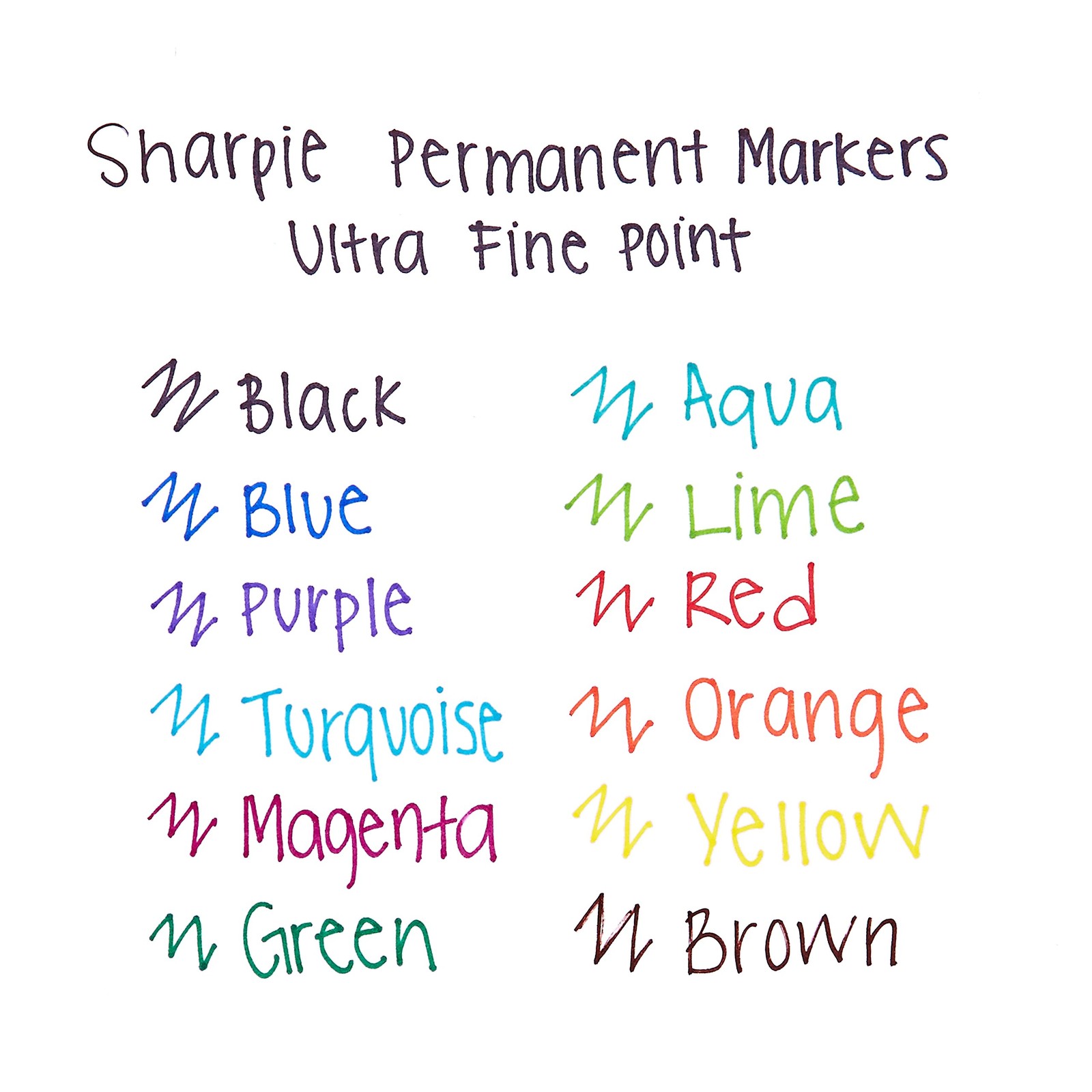 Ultra Fine Point Black Permanent Markers - 2 Count, Retractable Design