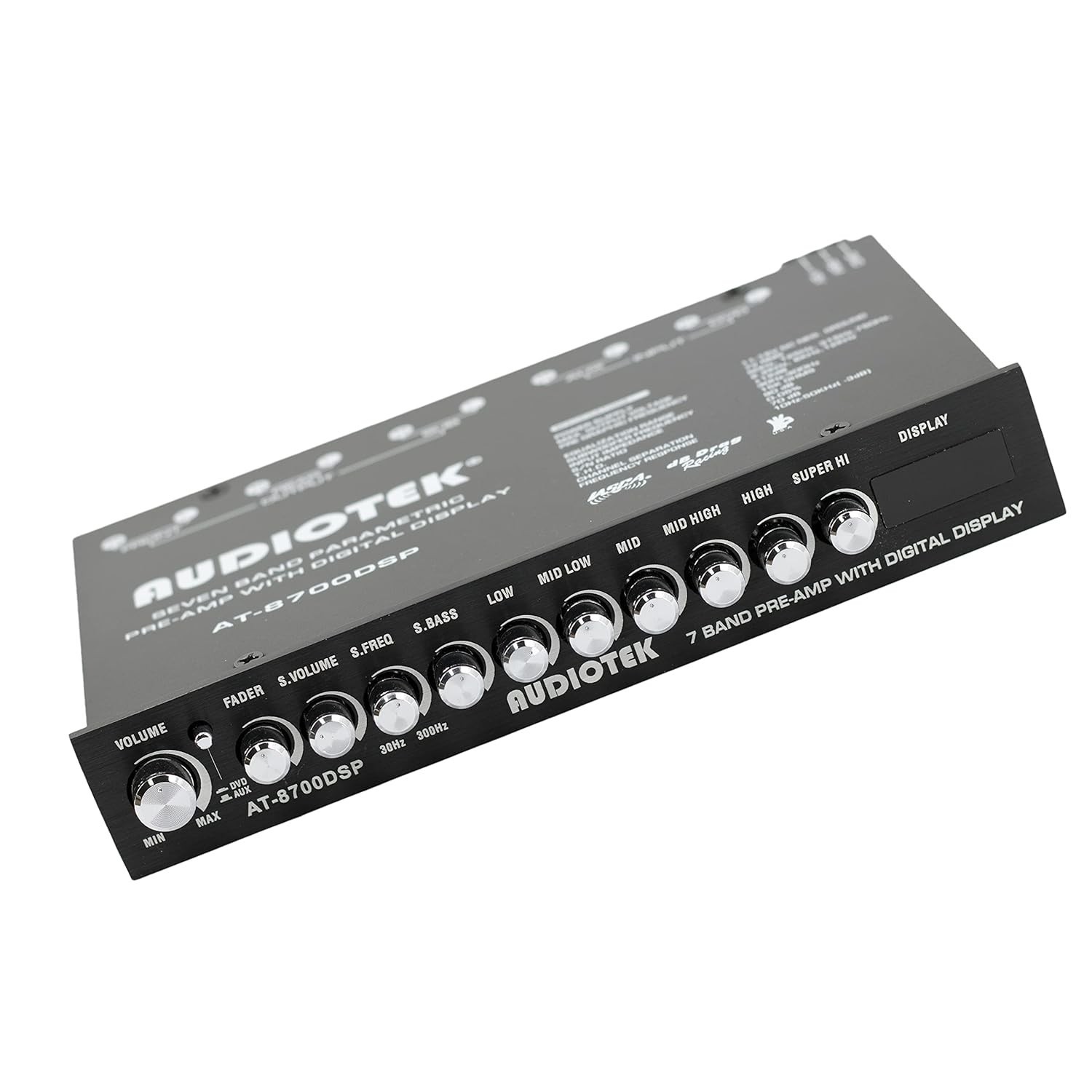 High-Quality 8700DSP EQ with Sub Output & Auxiliary Input for Car Audio Systems