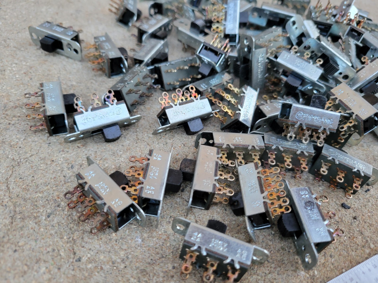 Huge lot of NOS Stackpole Slide Switches