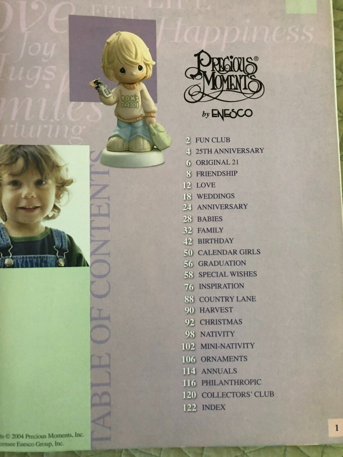 2004 PRECIOUS MOMENTS CATALOG