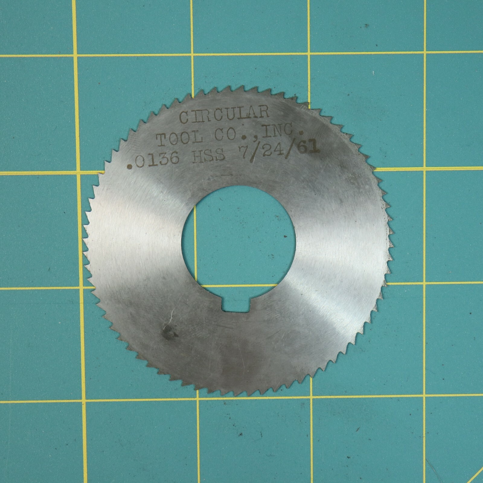 (1)One Slitting Slotting Saw Blade 0.0136" x 2-3/4" HSS Machinist Cutting Tool