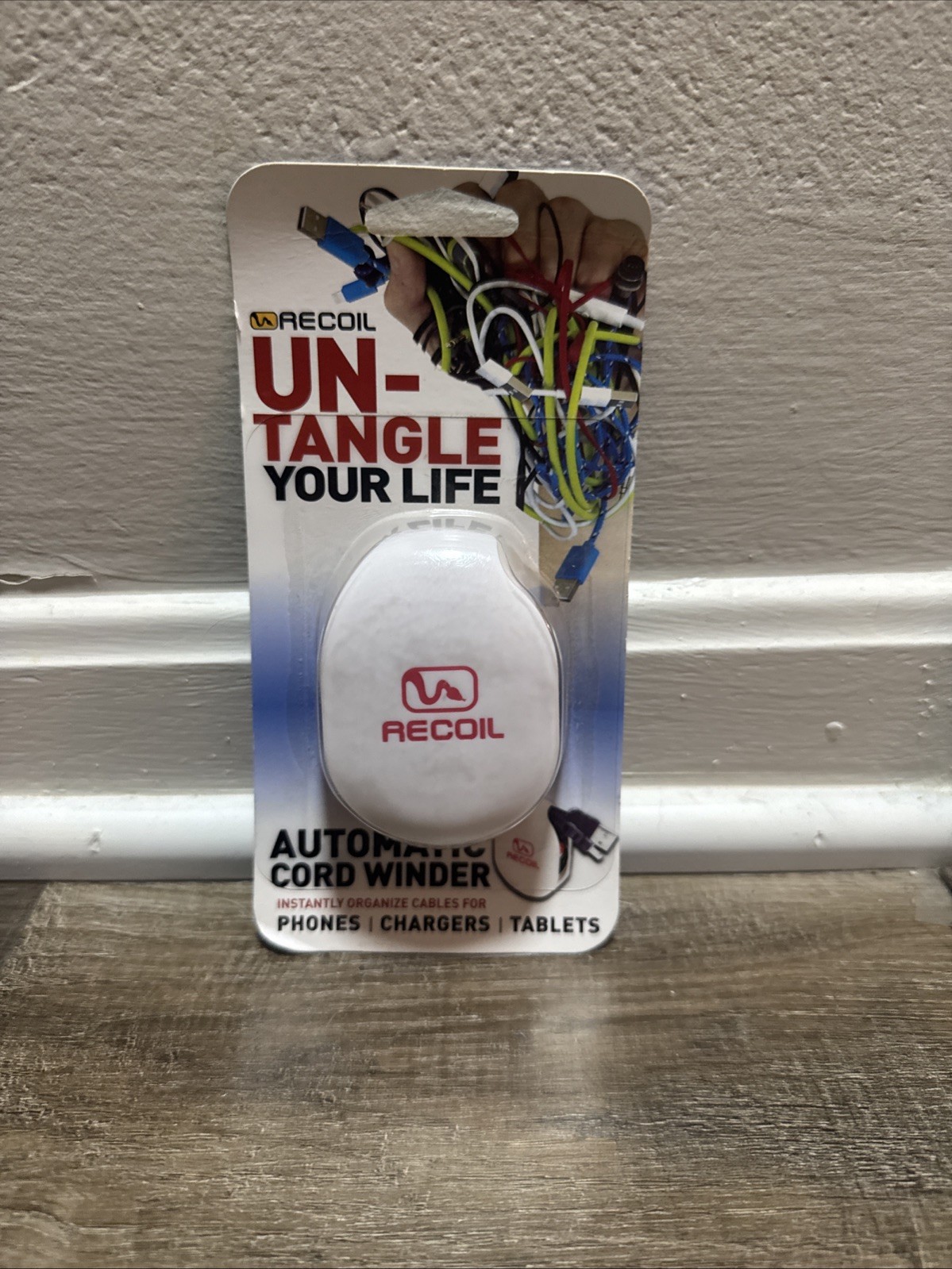 Recoil Automatic Cord Winder - Cord Management System - New, Sealed