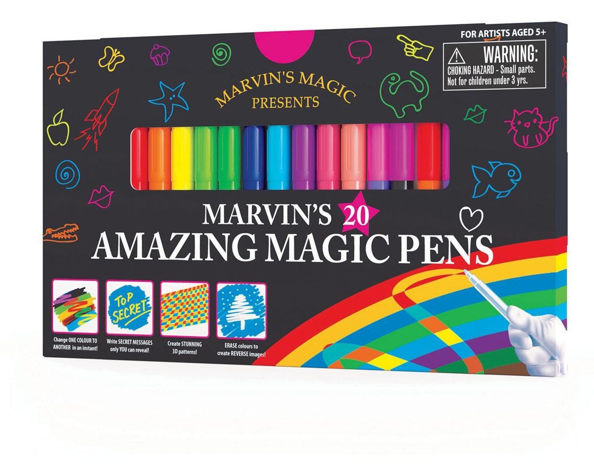 Marvin's Magic AMAZING MAGIC PENS MARKERS 20 PACK [MMJMMPEN20]